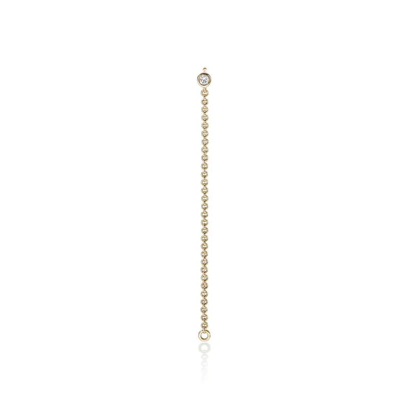 JH Lovestruck™ Drop Chain Earring, Gold, Diamond, .03TCW, Single|EGGX43009LGD sold by John Hardy