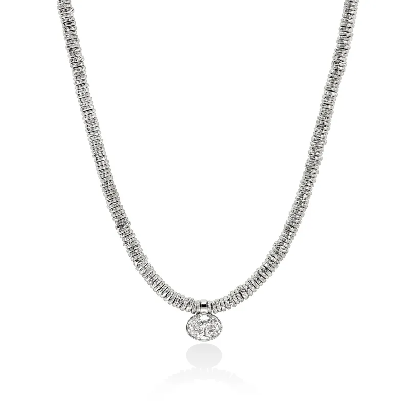 JH Lovestruck™ Heishi Pendant Necklace, Sterling Silver, Diamond, 2.0TCW|NBP43044LGD sold by John Hardy
