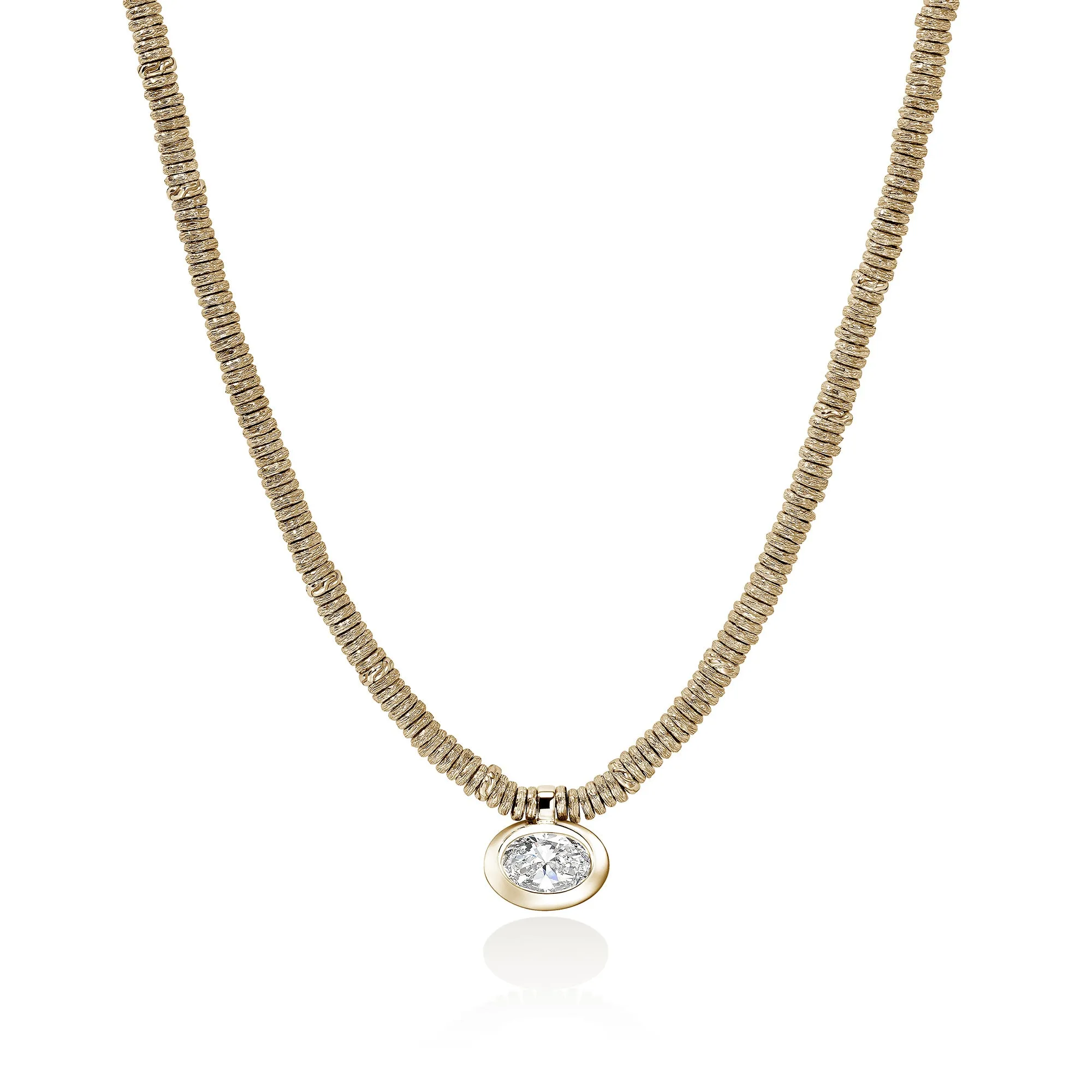 JH Lovestruck™ Heishi Pendant Necklace, Gold, Diamond, 5.0TCW|NGGX43034LGD sold by John Hardy product image thumbnail 3