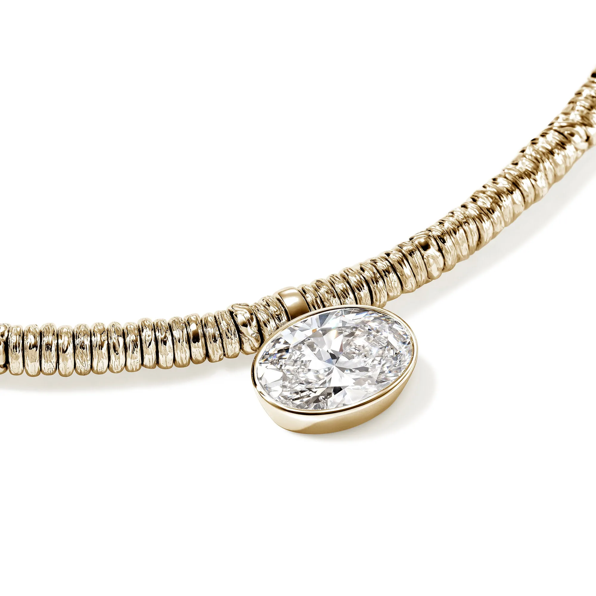 JH Lovestruck™ Heishi Pendant Necklace, Gold, Diamond, 5.0TCW|NGGX43034LGD sold by John Hardy product image thumbnail 2