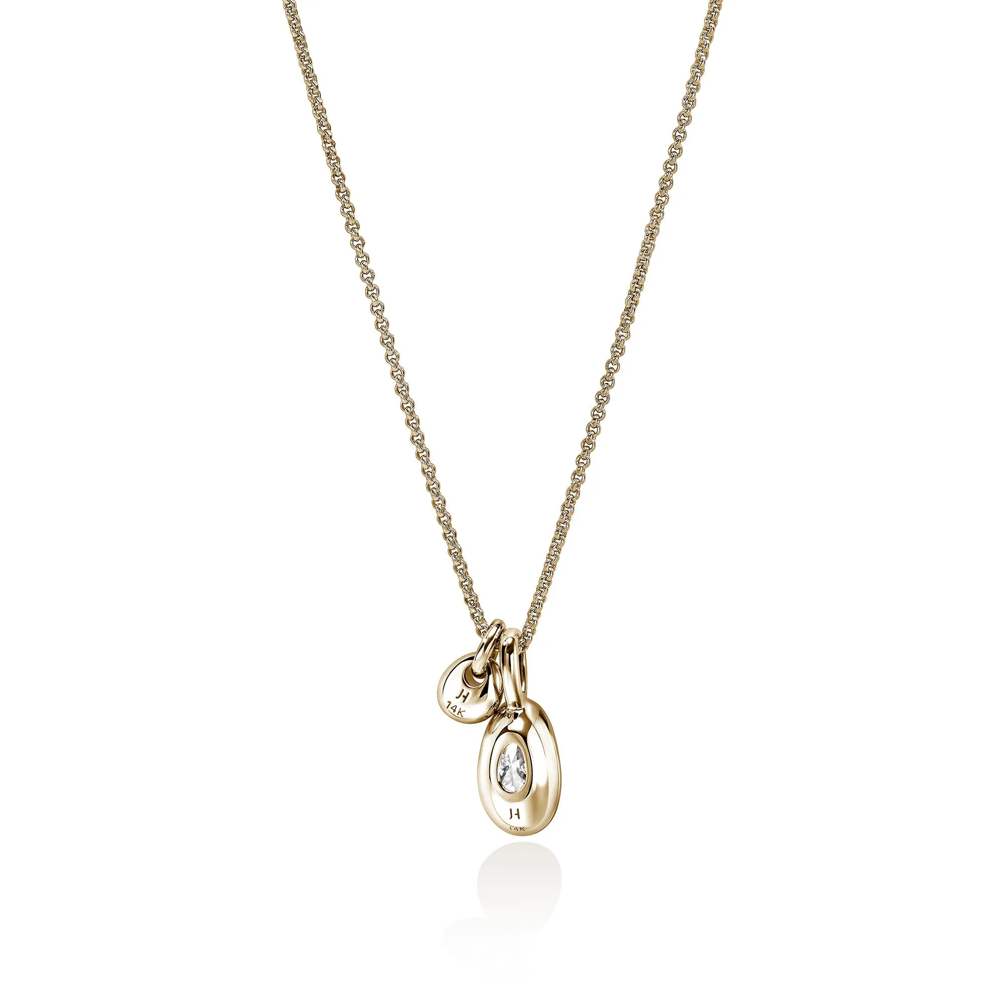 JH Lovestruck™ Pendant Necklace, Gold, Diamond, 3.25TCW|NGGX43017LGD sold by John Hardy product image thumbnail 3