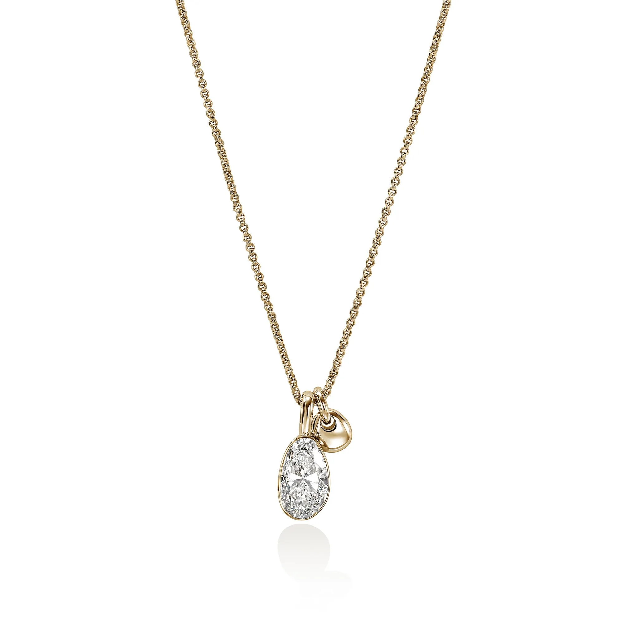 JH Lovestruck™ Pendant Necklace, Gold, Diamond, 3.25TCW|NGGX43017LGD sold by John Hardy