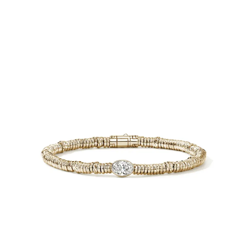 JH Lovestruck™ Heishi Bracelet, Gold, Diamond, 1.0TCW|BUGGX43036LGD sold by John Hardy