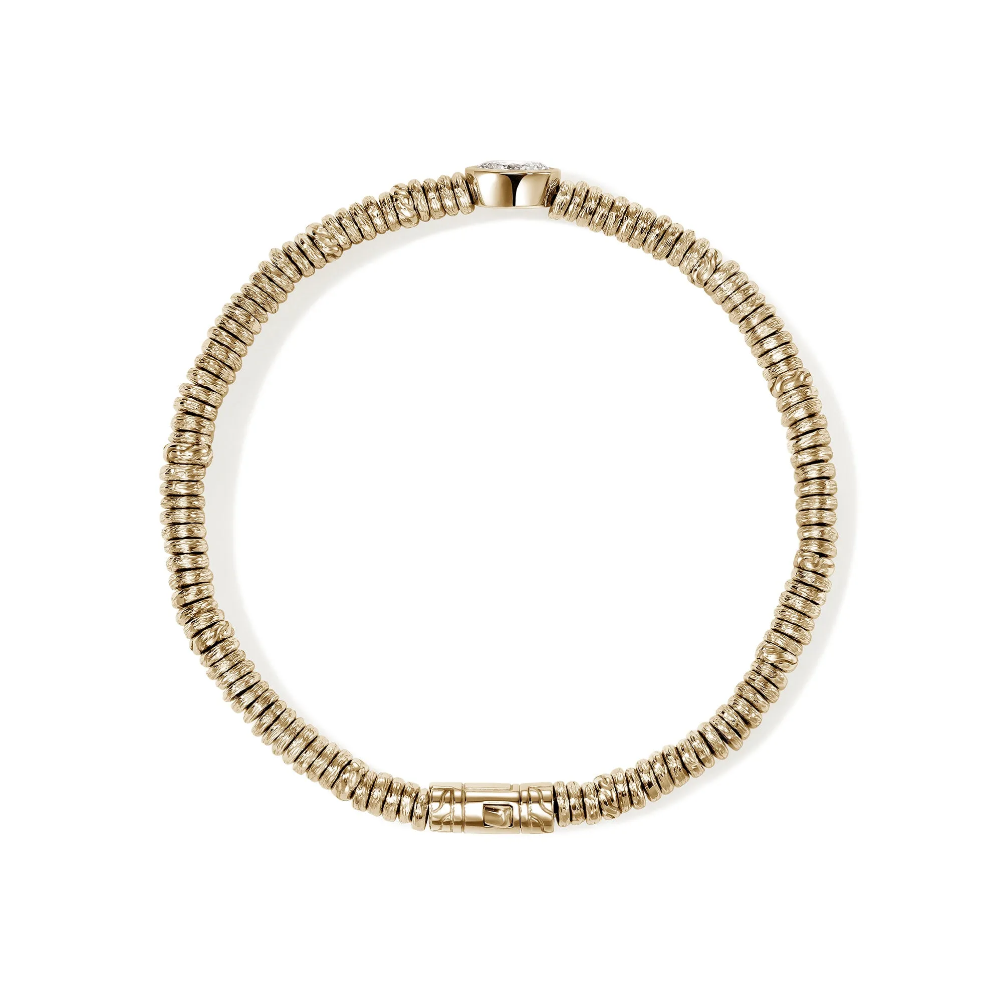 JH Lovestruck™ Heishi Bracelet, Gold, Diamond, 1.0TCW|BUGGX43036LGD sold by John Hardy product image thumbnail 4