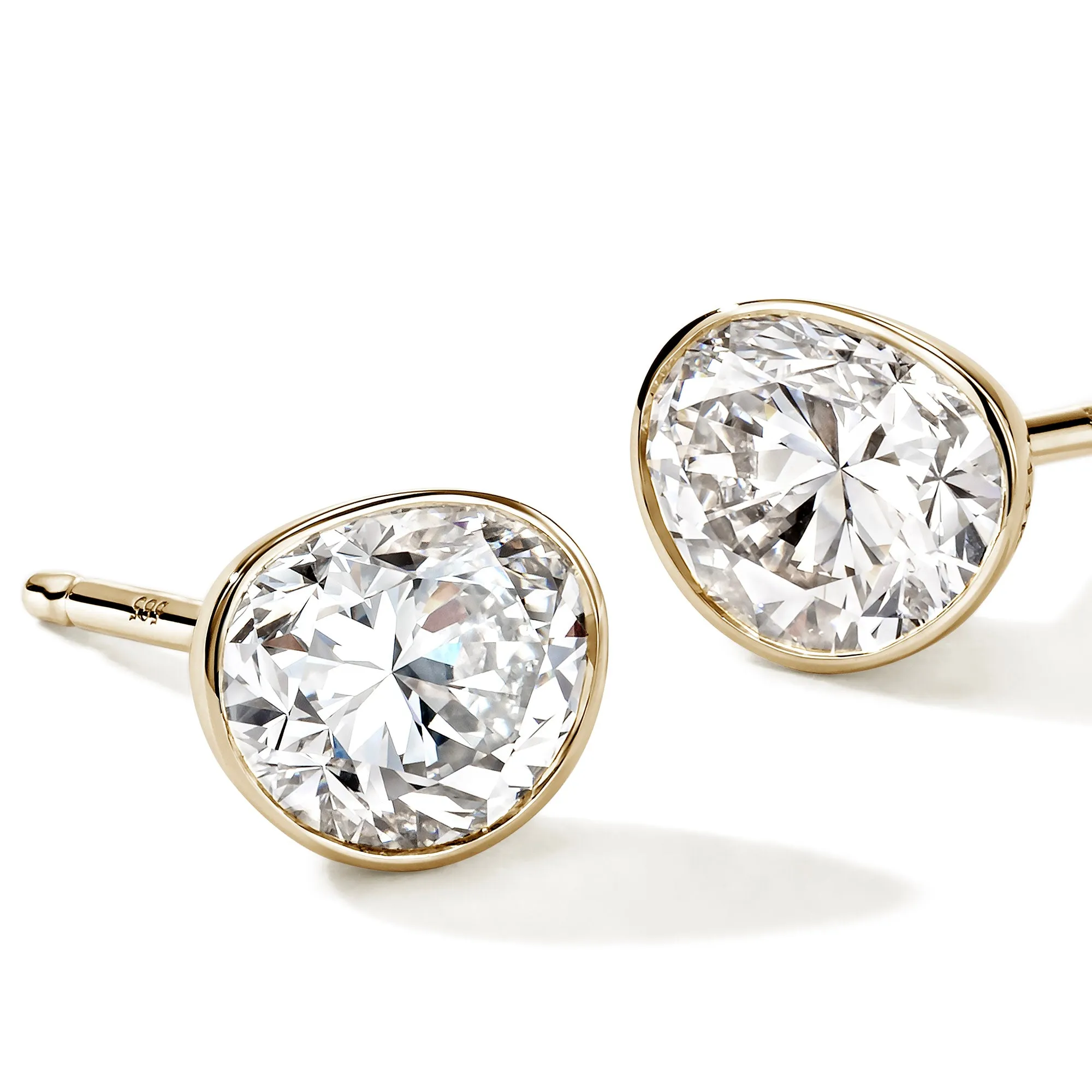 JH Lovestruck™ Stud Earrings, Gold, Diamonds, 1.5TCW|EGGX43008LGD sold by John Hardy product image thumbnail 2