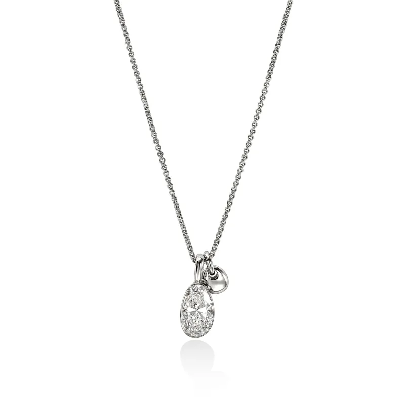 JH Lovestruck™ Pendant Necklace, Sterling Silver, Diamond, 3.25TCW|NBP43017LGD sold by John Hardy
