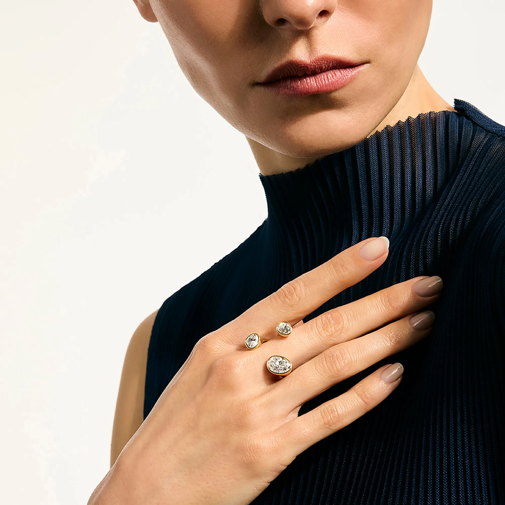 JH Lovestruck™ Open Ring, Gold, Diamonds, 4.0TCW|RGGX43029LGD sold by John Hardy product image thumbnail 5