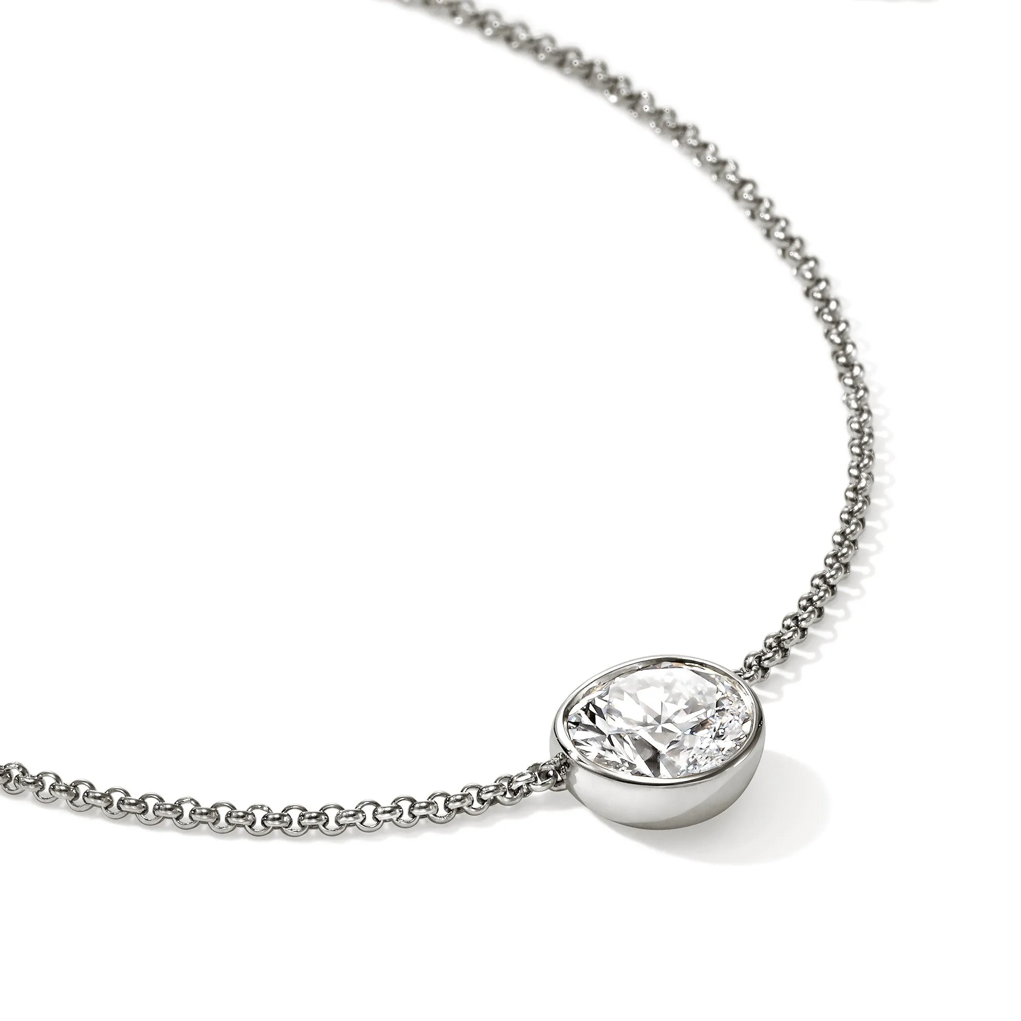 JH Lovestruck™ Necklace, Sterling Silver, Diamond, 1.25TCW|NBP43001LGD sold by John Hardy product image thumbnail 2