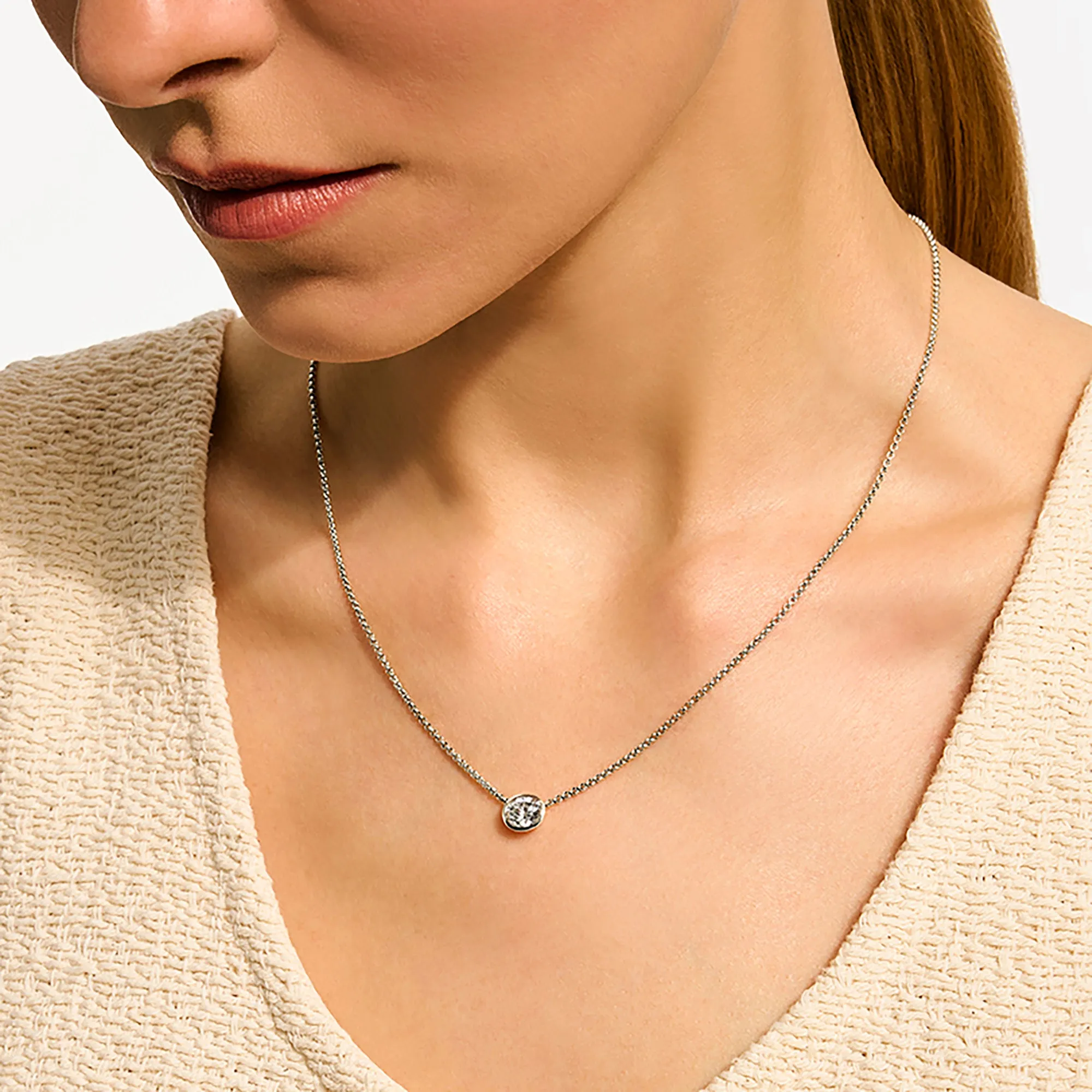 JH Lovestruck™ Necklace, Sterling Silver, Diamond, 1.25TCW|NBP43001LGD sold by John Hardy product image thumbnail 4