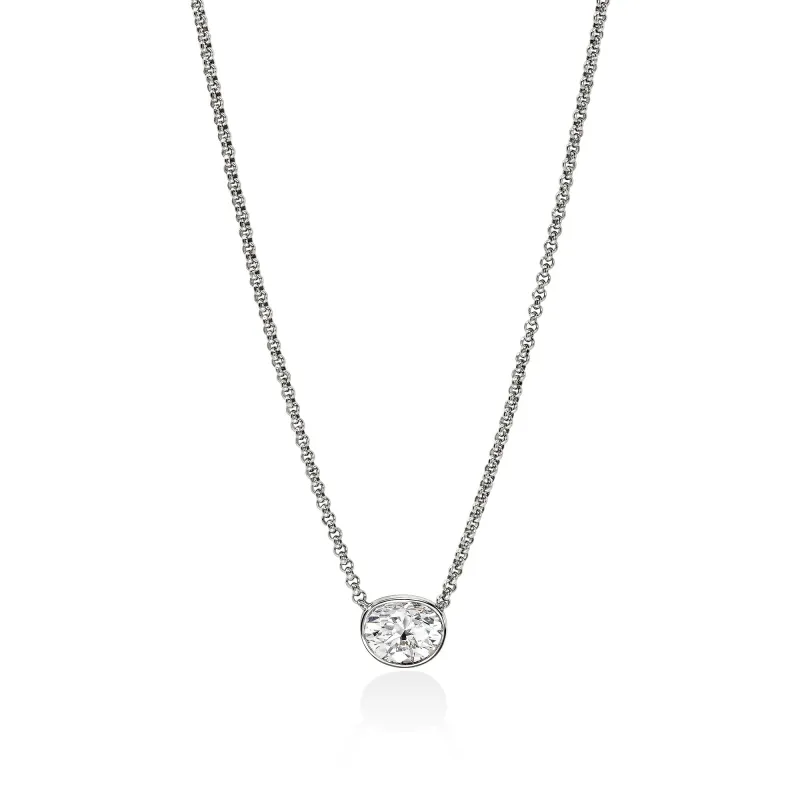 JH Lovestruck™ Necklace, Sterling Silver, Diamond, 1.25TCW|NBP43001LGD sold by John Hardy