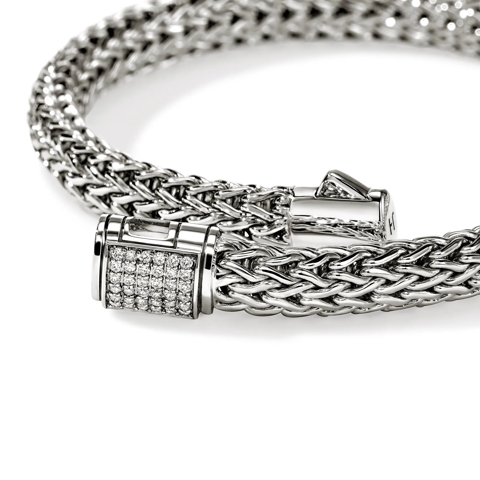 Icon Bracelet, Sterling Silver, Diamonds, 6.5MM|BUP9909042DI sold by John Hardy product image thumbnail 2