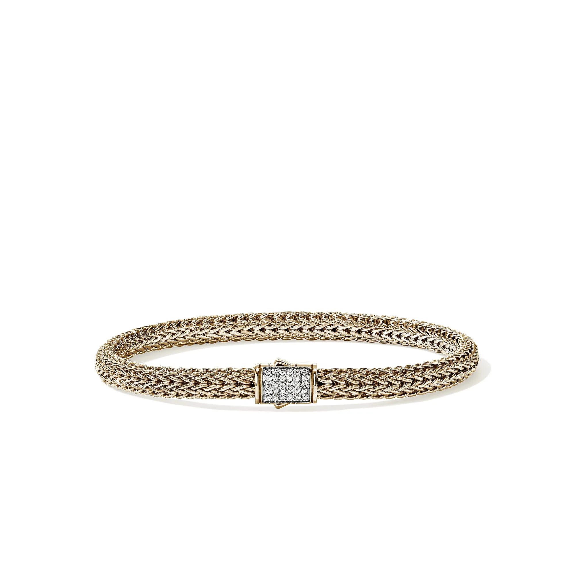 Icon Bracelet, Gold, Diamonds, 5MM|BUGGX9900962DI sold by John Hardy