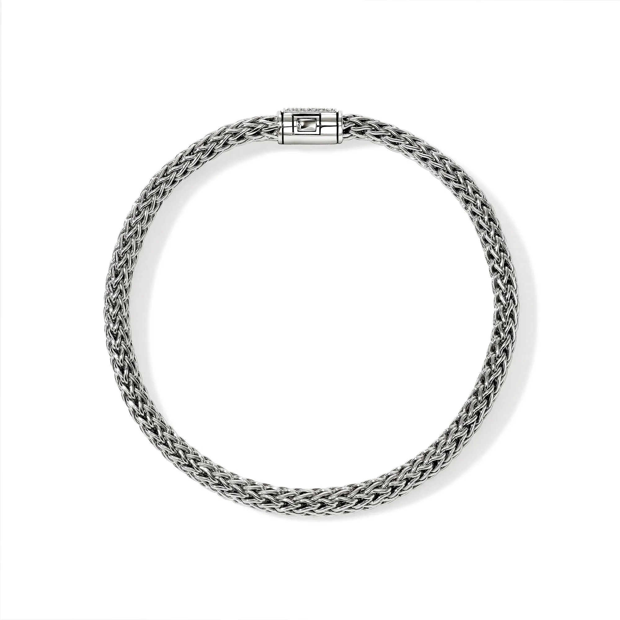 Icon Bracelet, Sterling Silver, Diamonds, 5MM|BUP9900962DI sold by John Hardy product image thumbnail 3