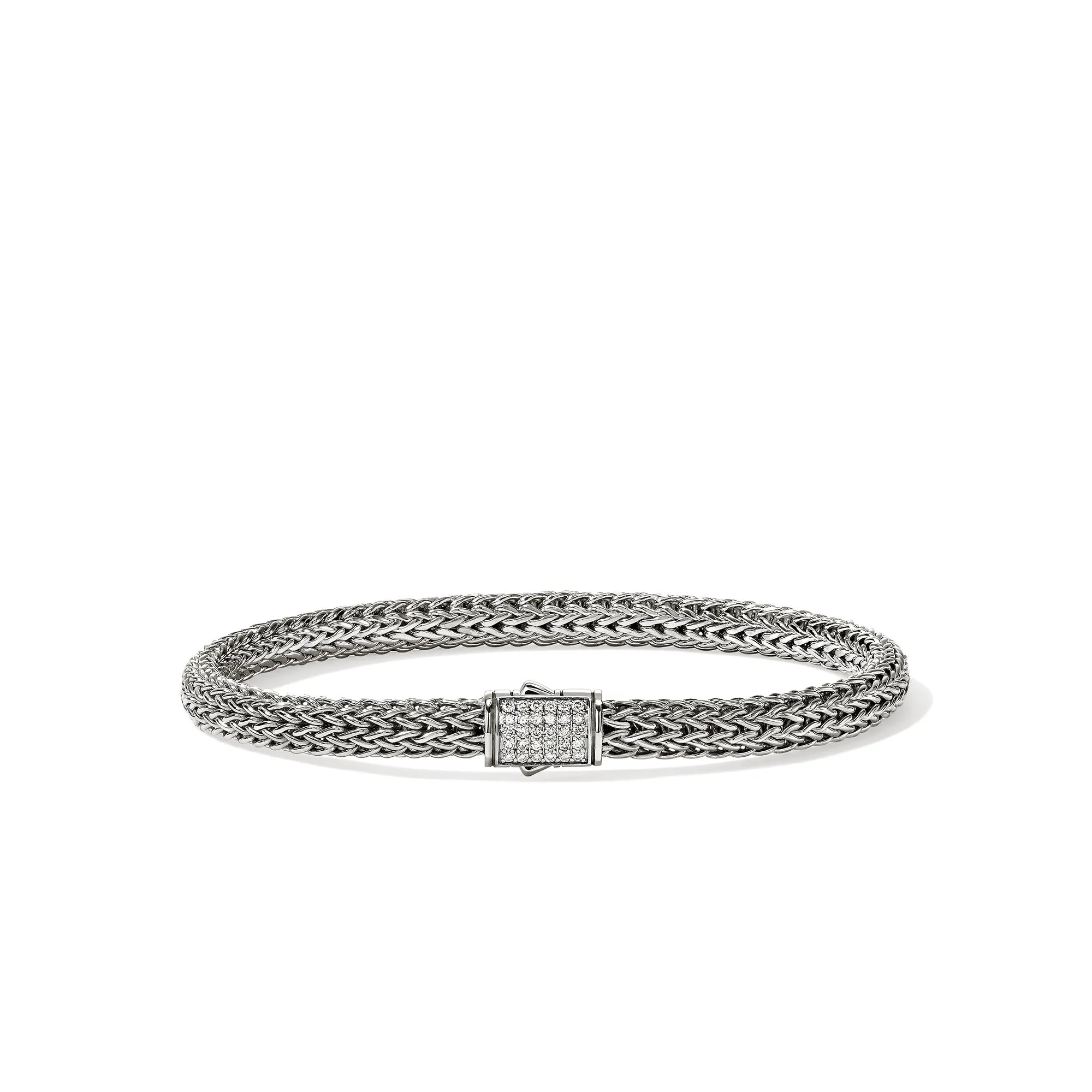 Icon Bracelet, Sterling Silver, Diamonds, 5MM|BUP9900962DI sold by John Hardy
