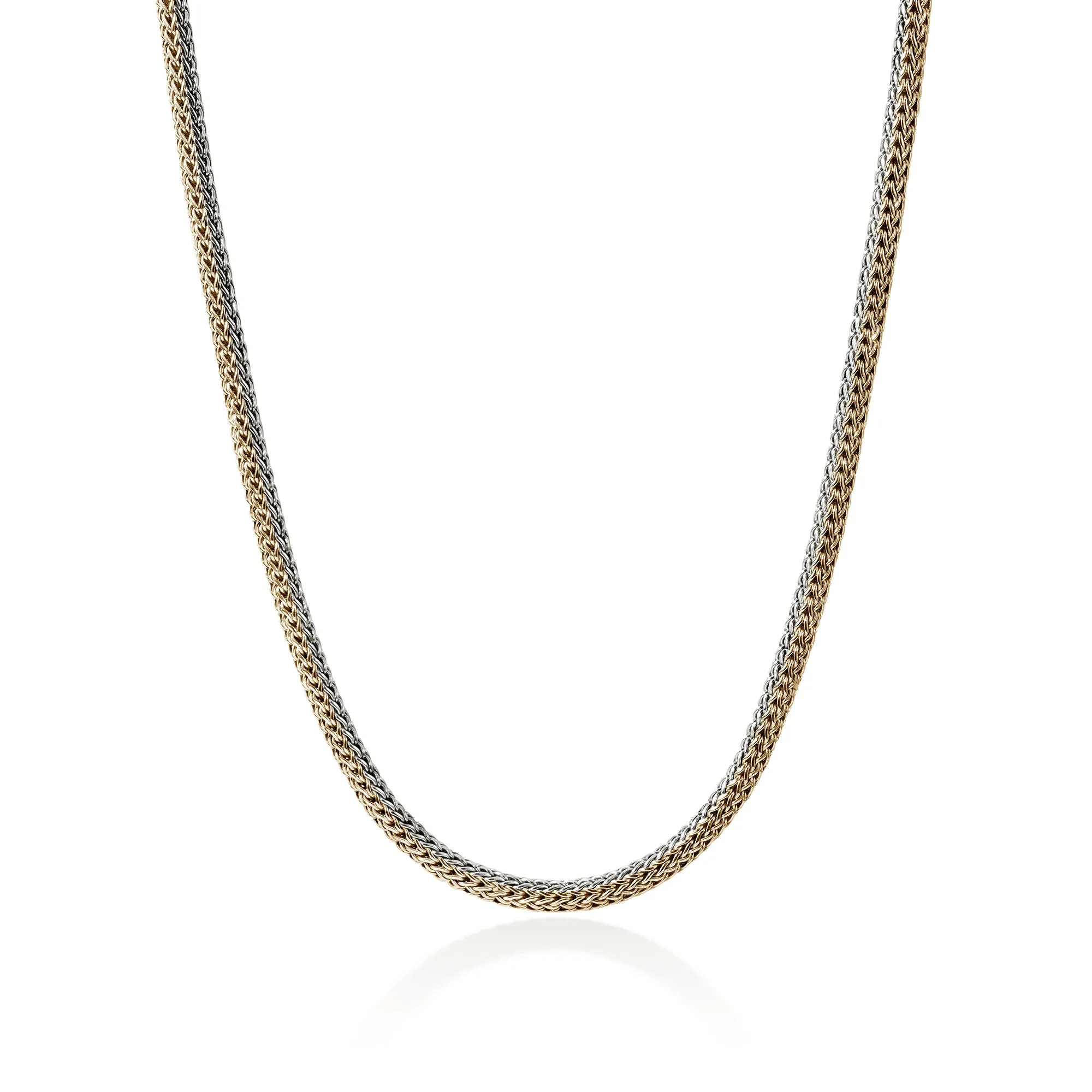 Icon Necklace, Reversible, Gold, Sterling Silver, 5MM|NZZ990096RV sold by John Hardy