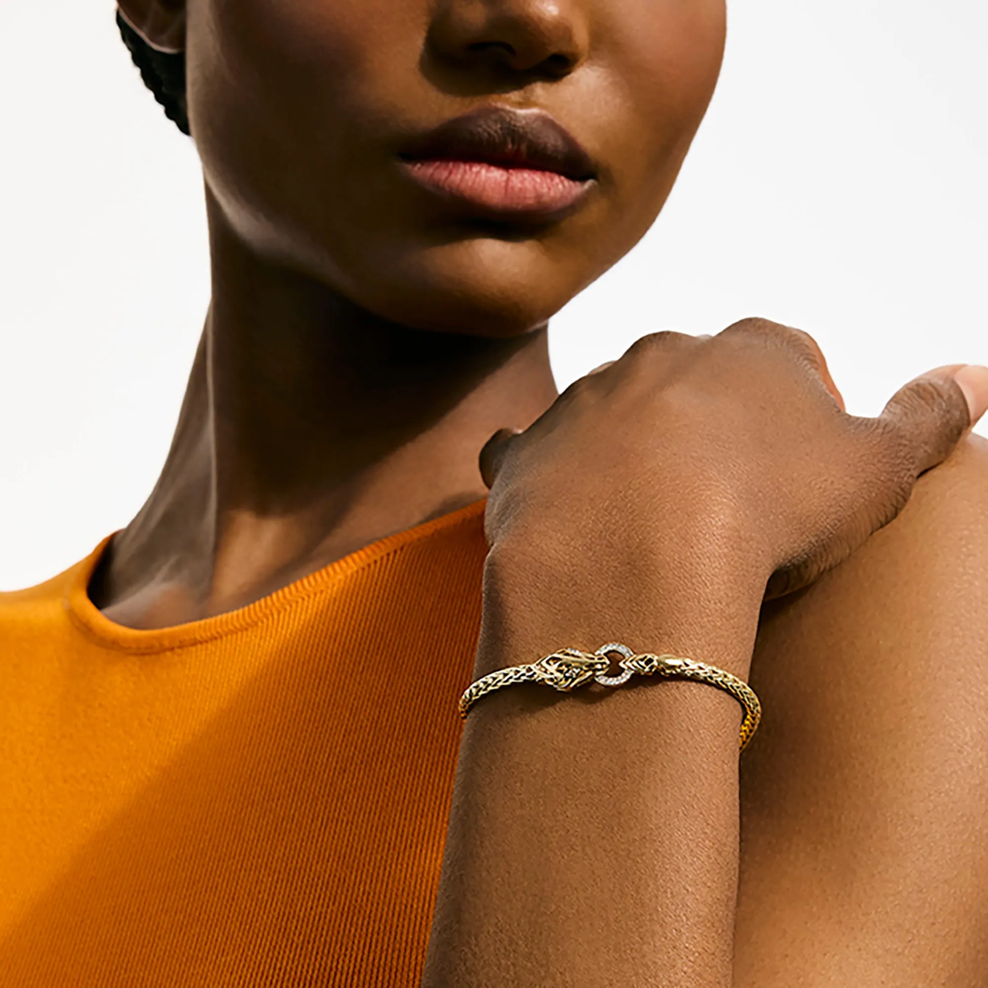 Naga Bracelet, Gold, Diamonds, 3.5MM|BUGGX603752DI sold by John Hardy product image thumbnail 5