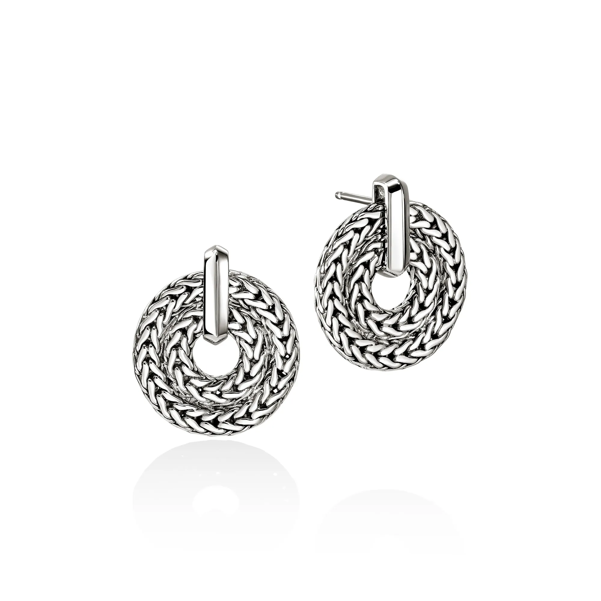 Icon Link Earring, Sterling Silver, 19.5MM|EB98991 sold by John Hardy