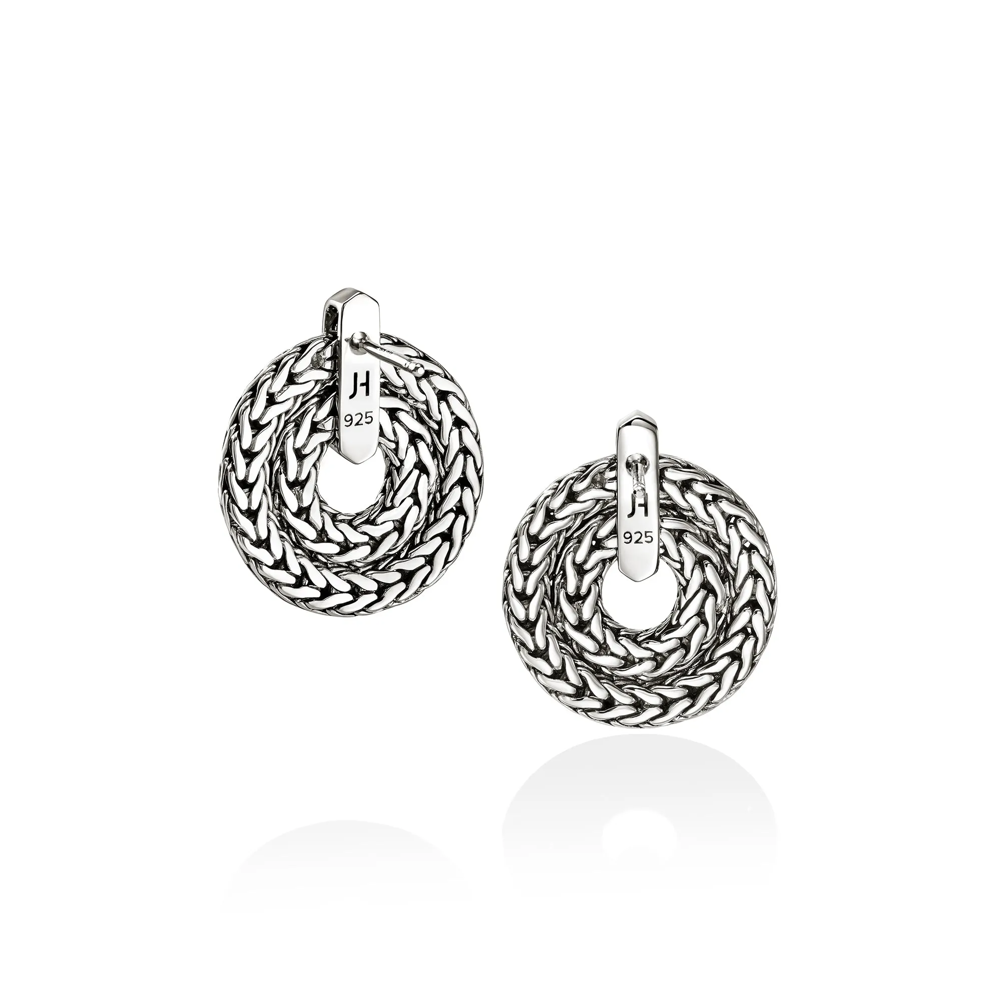 Icon Link Earring, Sterling Silver, 19.5MM|EB98991 sold by John Hardy product image thumbnail 3