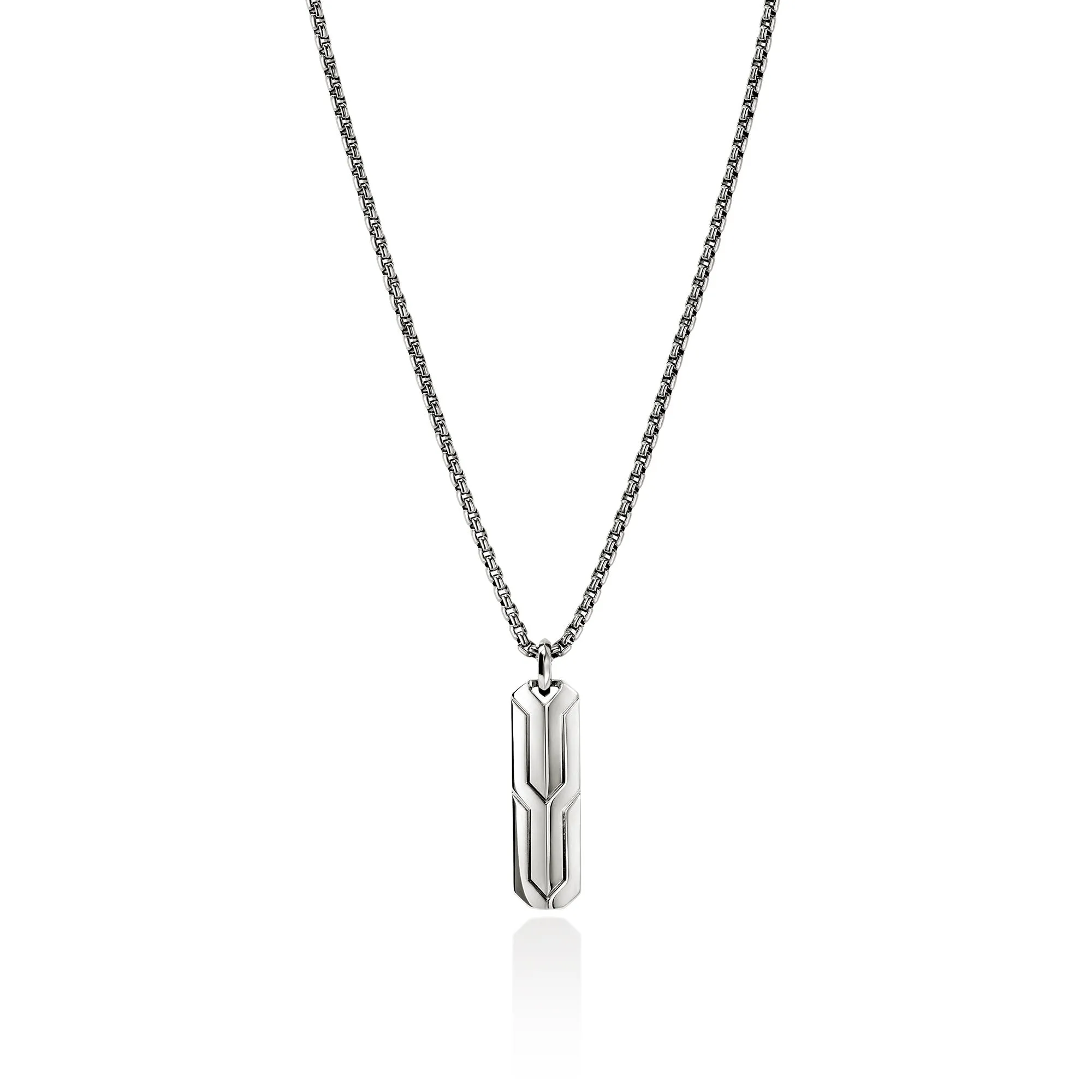 Icon 50 Tag Pendant Necklace, Sterling Silver|NM98955 sold by John Hardy