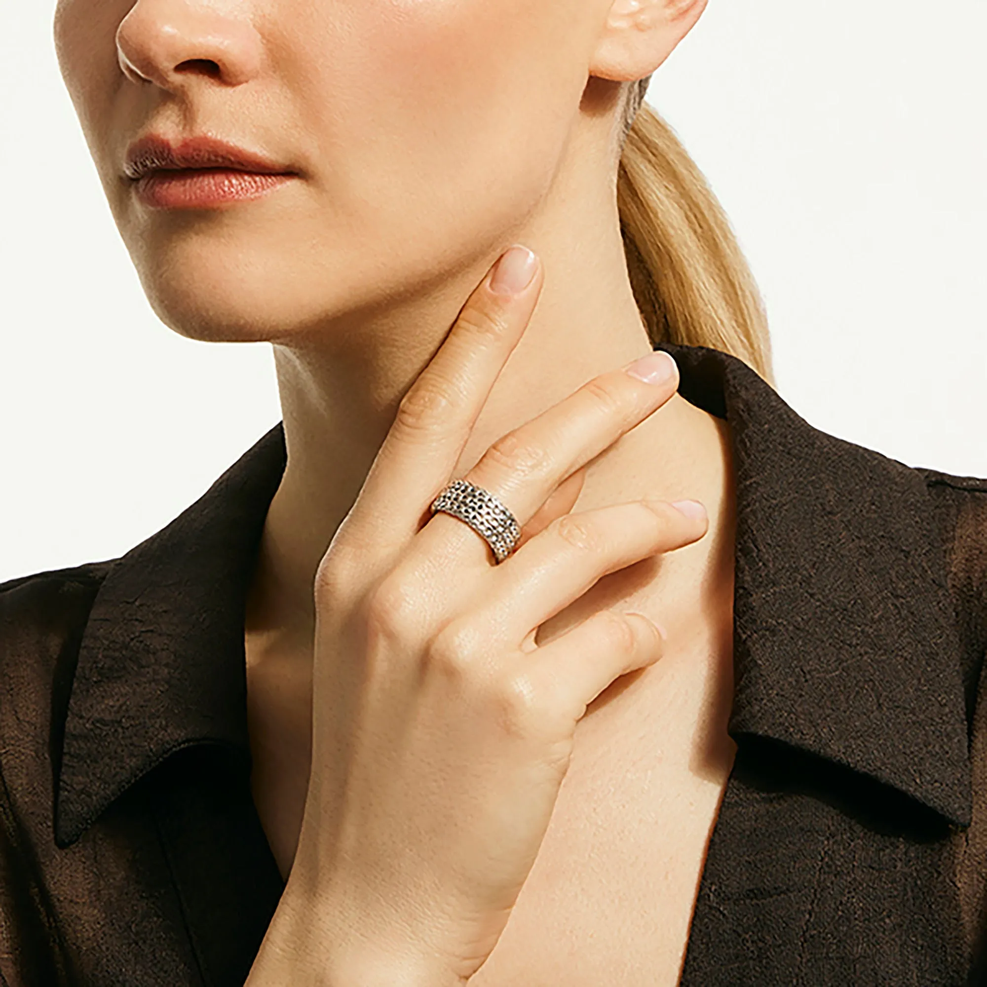 Icon Link Ring, Sterling Silver, 9MM|RB900949 sold by John Hardy product image thumbnail 4