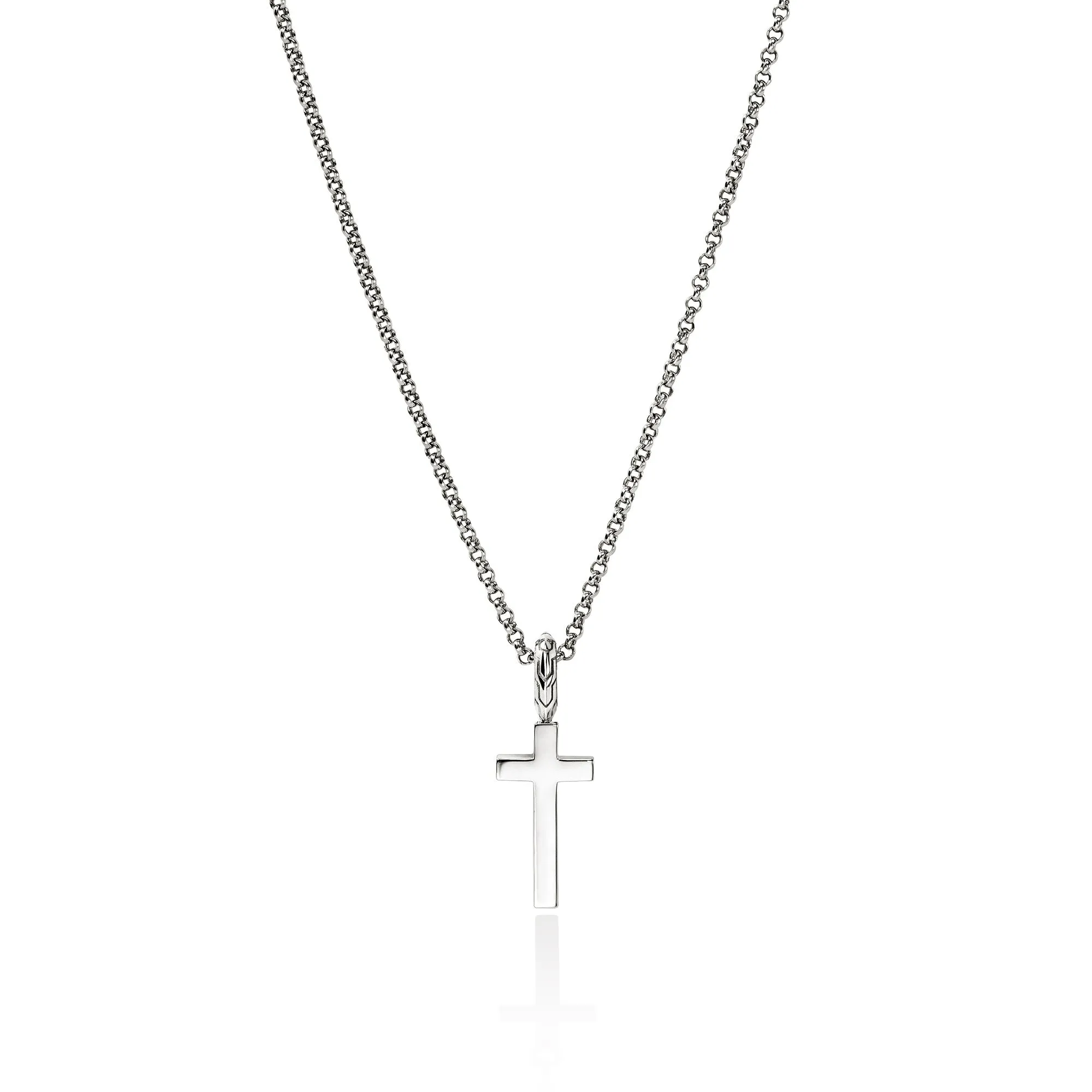 JH Essential Cross Necklace, Sterling Silver, Diamonds|NBP9893882DI sold by John Hardy product image thumbnail 3