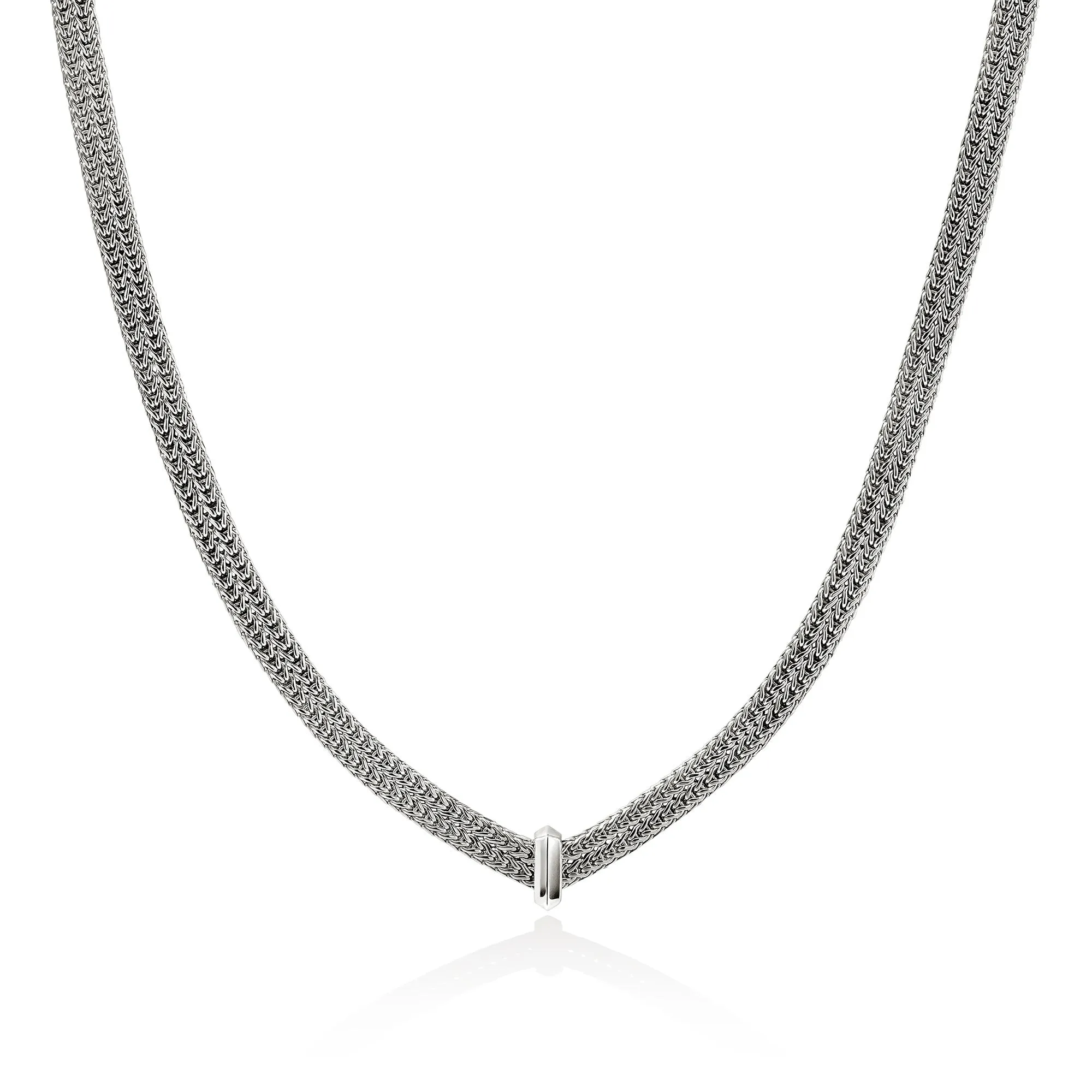 Icon Link Necklace, Sterling Silver, Diamonds, 6MM|NBP989352DI sold by John Hardy product image thumbnail 3