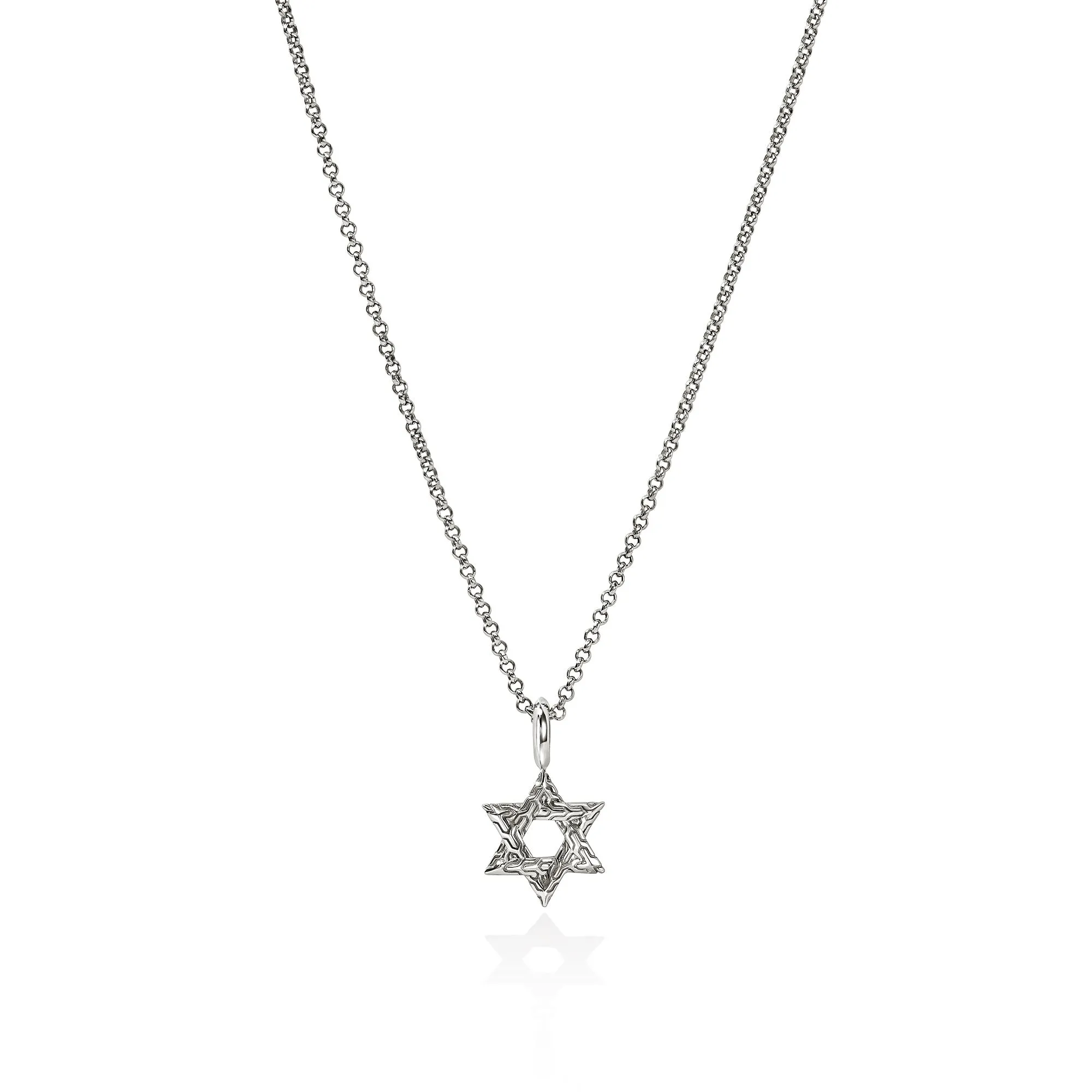JH Essential Star of David Necklace, Sterling Silver|NB989399 sold by John Hardy