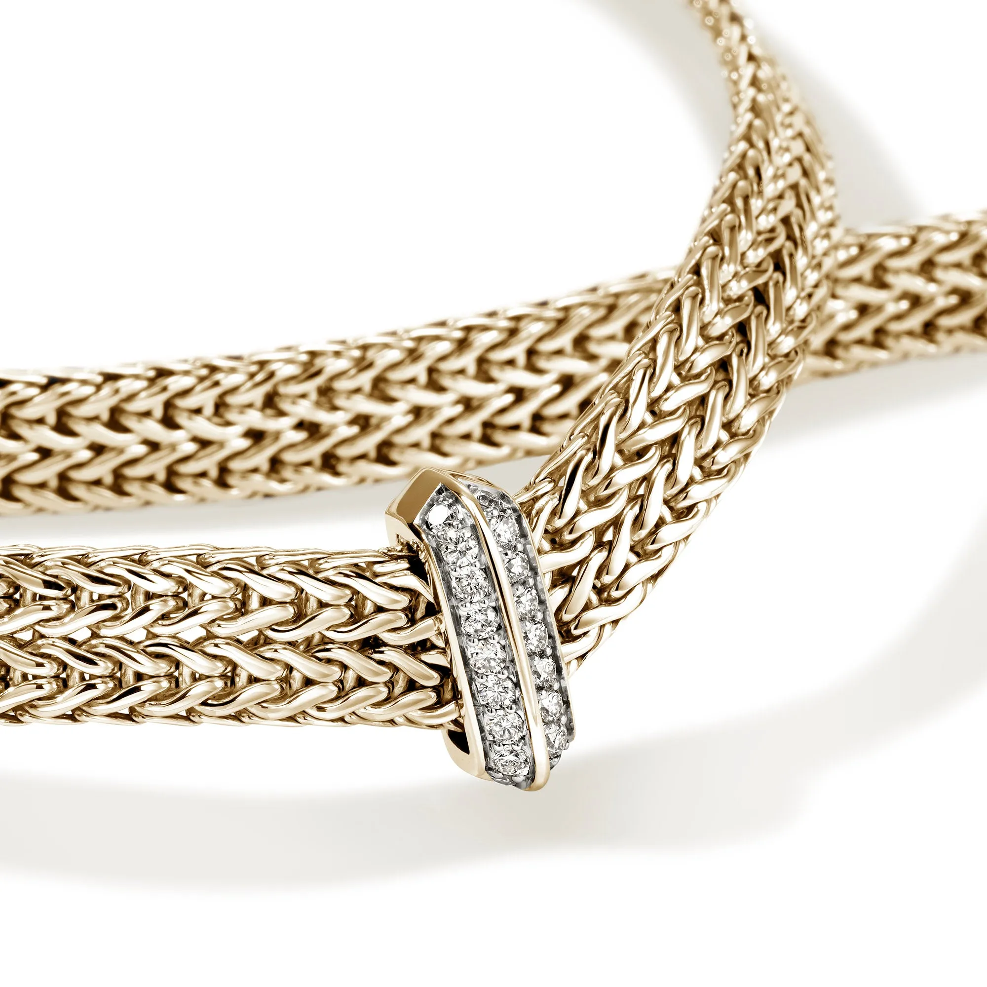 Icon Link Necklace, Gold, Diamonds, 6MM|NGGX989352DI sold by John Hardy product image thumbnail 2