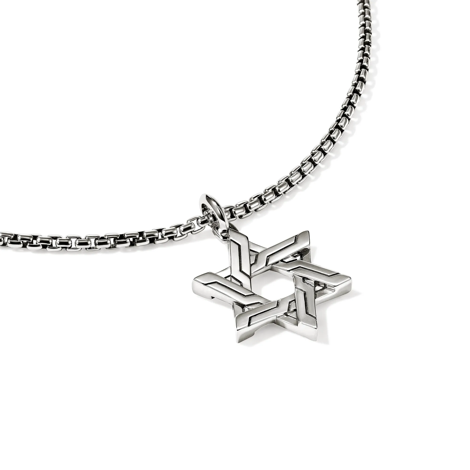 Icon 50 Star of David Pendant Necklace, Sterling Silver|NM989488 sold by John Hardy product image thumbnail 2