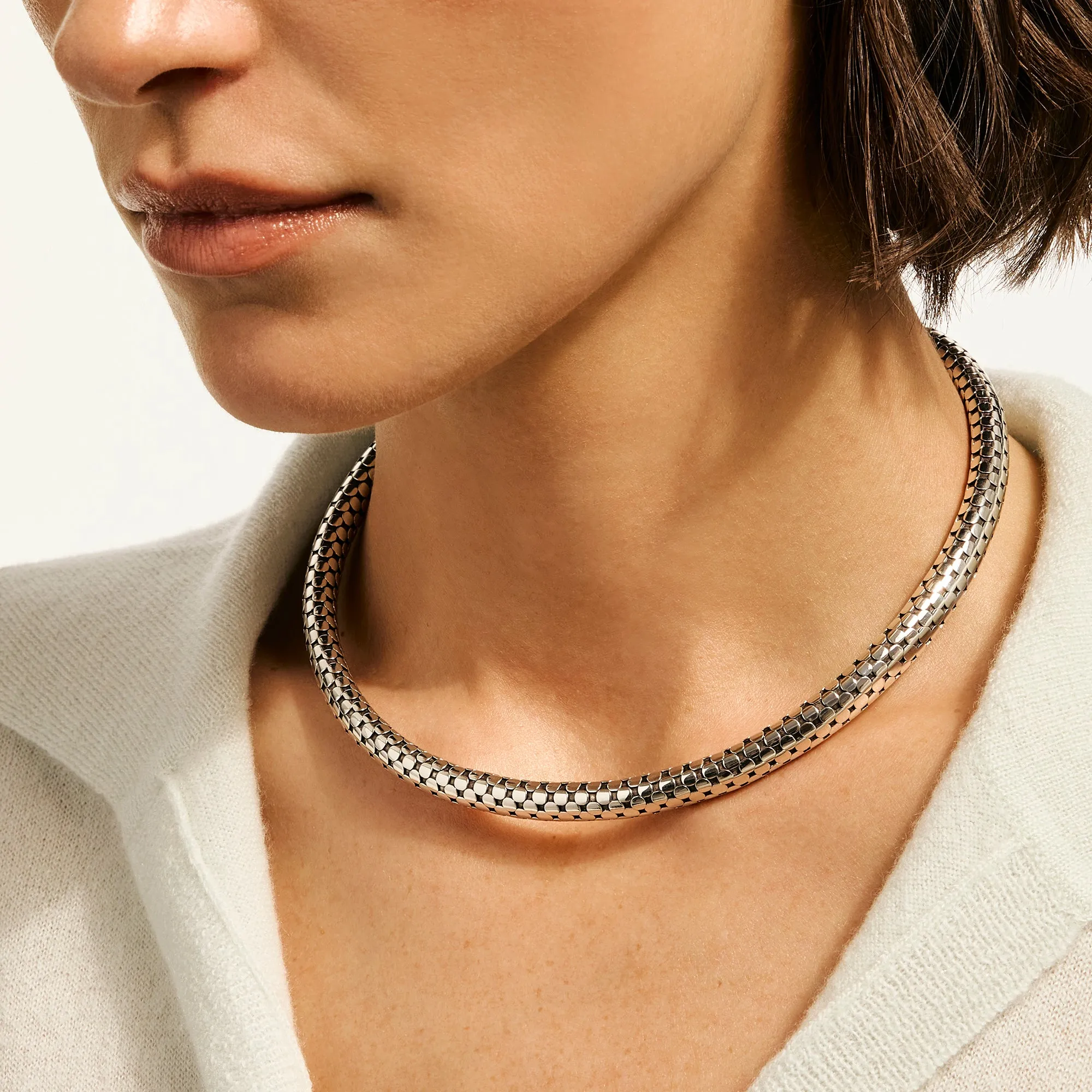 Dot Flex Choker, Sterling Silver|NB30174 sold by John Hardy product image thumbnail 5
