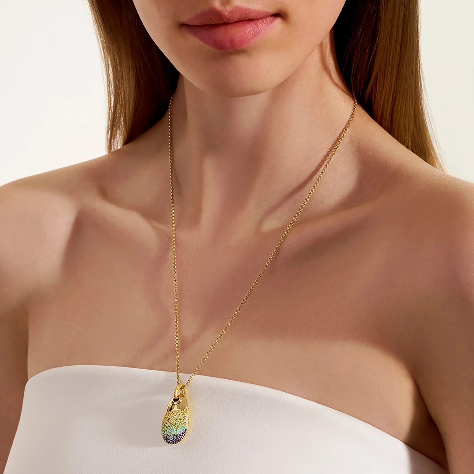 Artisan Series Pebble Necklace|NGS98882YSPETS sold by John Hardy product image thumbnail 2