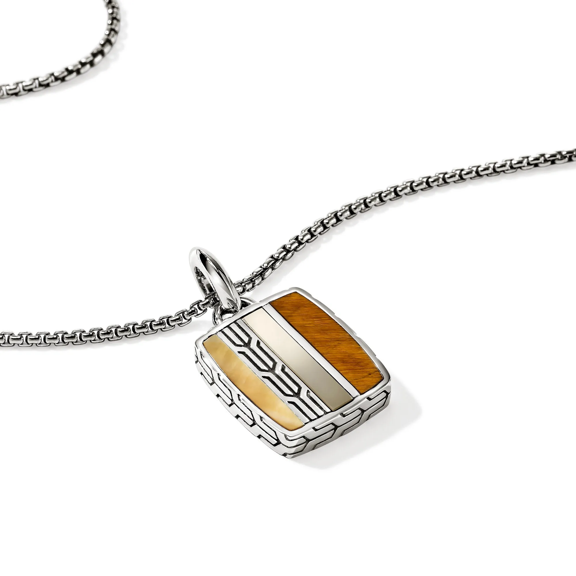 Icon 50 Necklace, Sterling Silver, Hardstones|NMS988201TEPY sold by John Hardy product image thumbnail 2