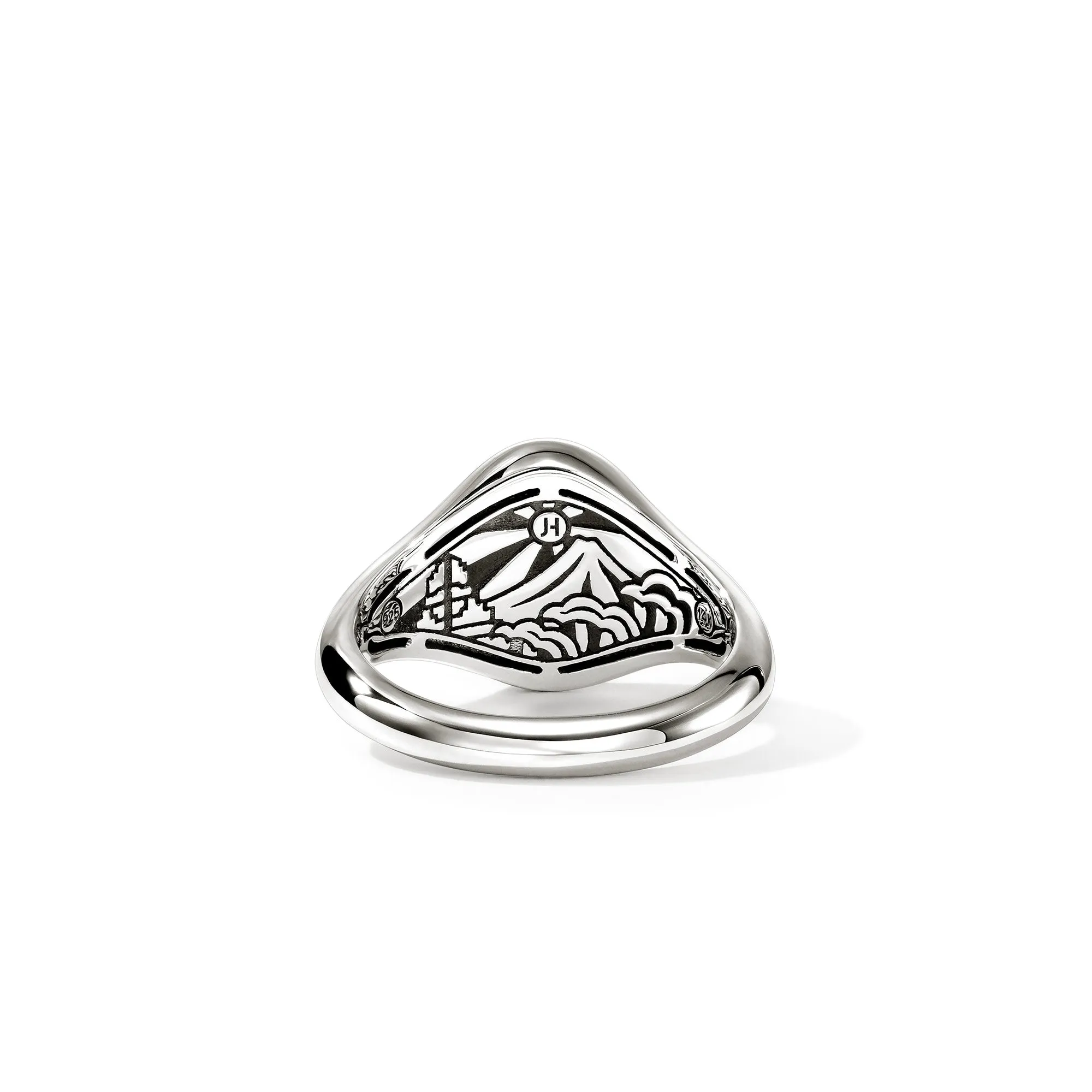 Wave Signet Ring, Gold, Sterling Silver|RMZZ98852 sold by John Hardy product image thumbnail 3
