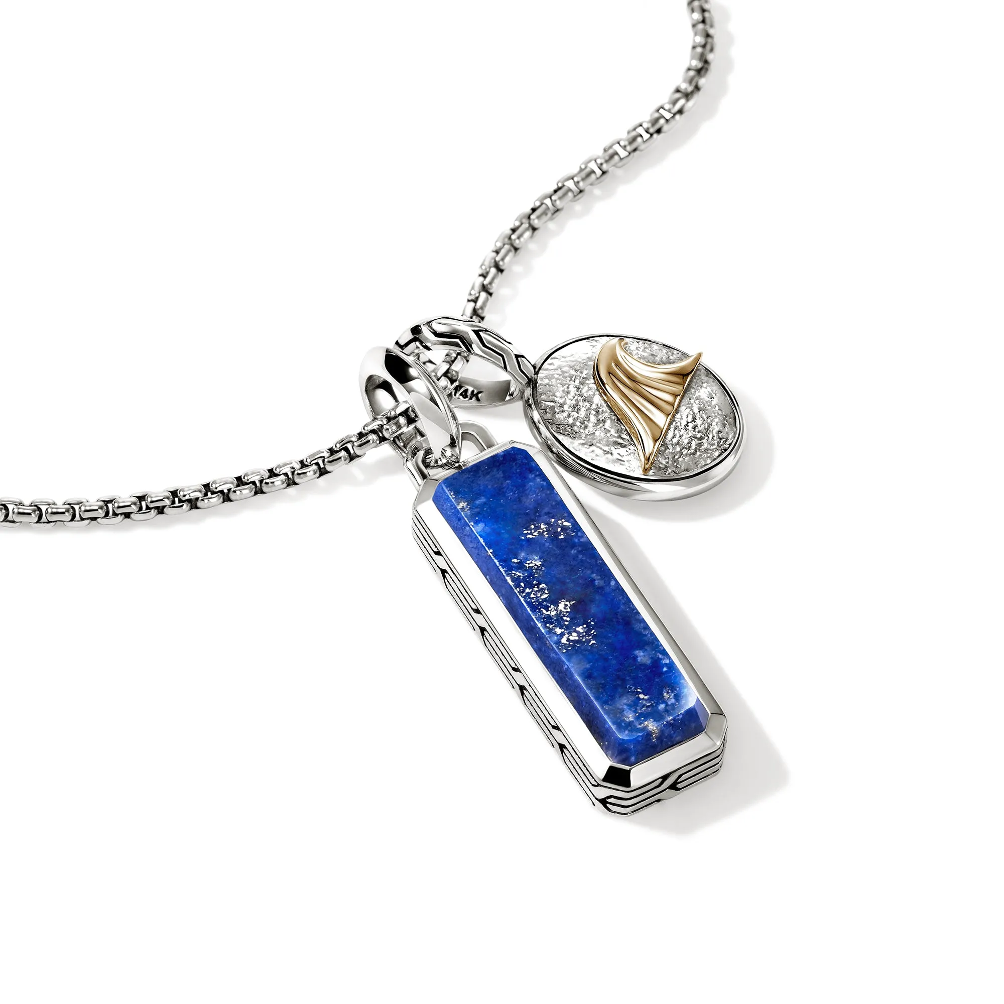 Wave Talisman Necklace, Gold, Sterling Silver, Lapis Lazuli|NMZZS989061LPZ sold by John Hardy product image thumbnail 2