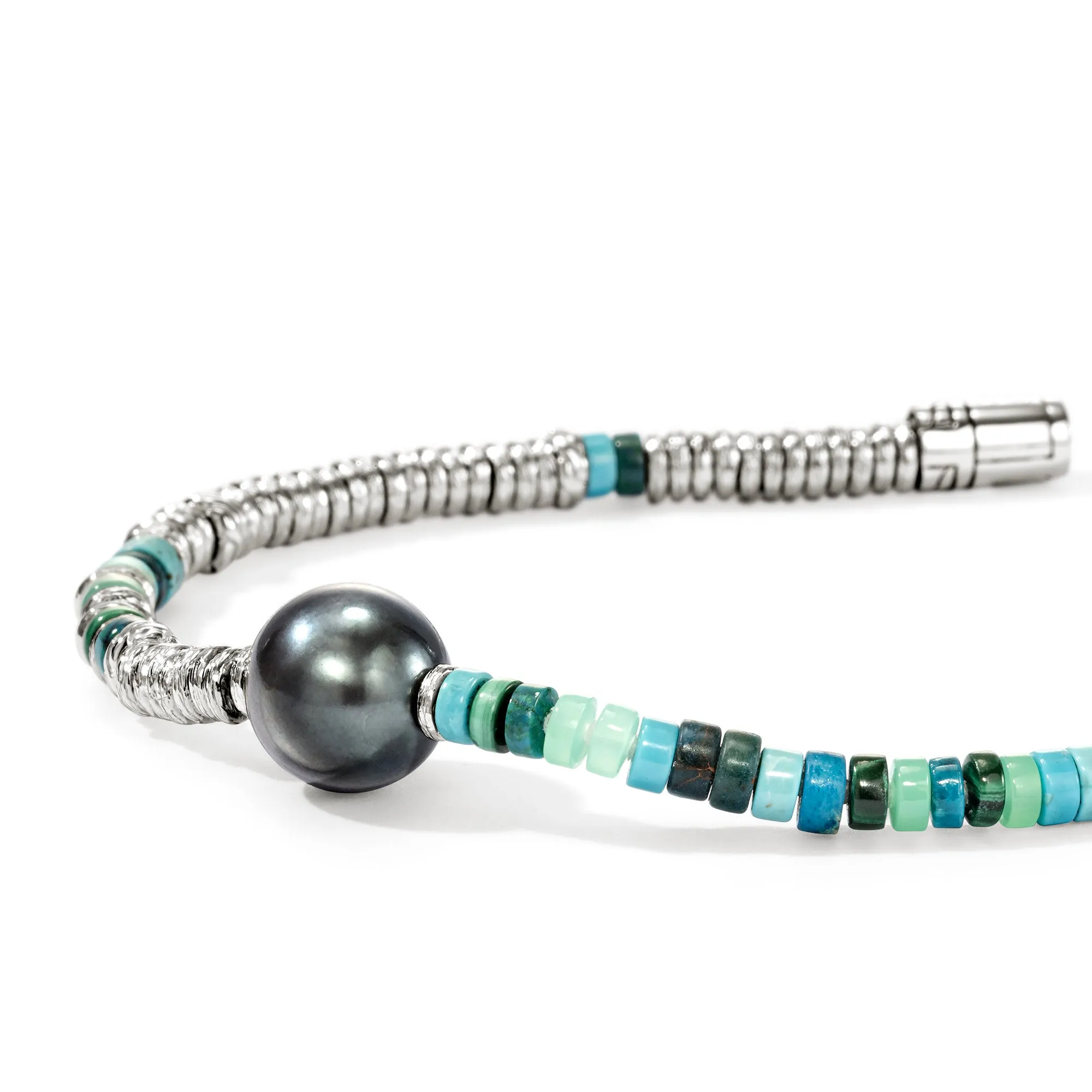 Heishi Bracelet, Sterling Silver, Hardstones, Pearl|BUS987971TQCRS sold by John Hardy product image thumbnail 2