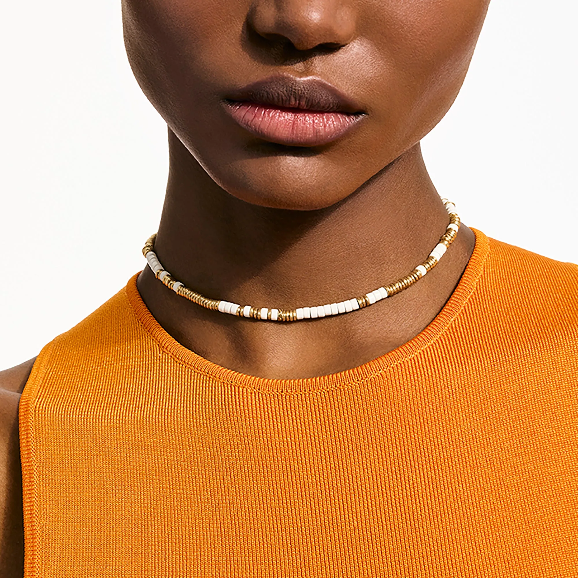 Heishi Necklace, Gold, Enamel|NMZZ98907WH sold by John Hardy product image thumbnail 5