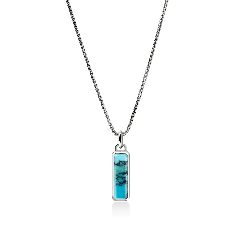 Turquoise Talisman Necklace, Sterling Silver|NMS988001TQ sold by John Hardy