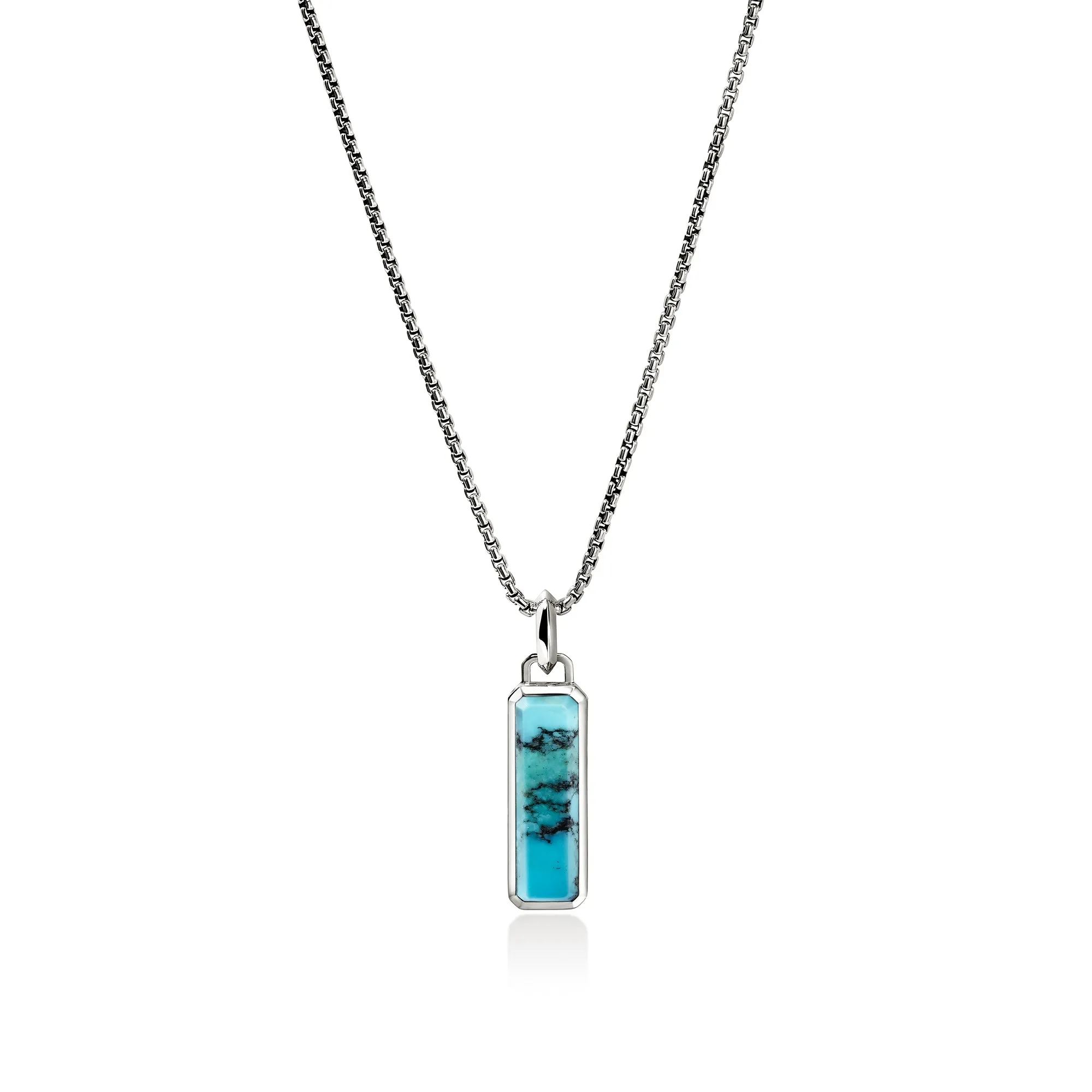 Turquoise Talisman Necklace, Sterling Silver|NMS988001TQ sold by John Hardy