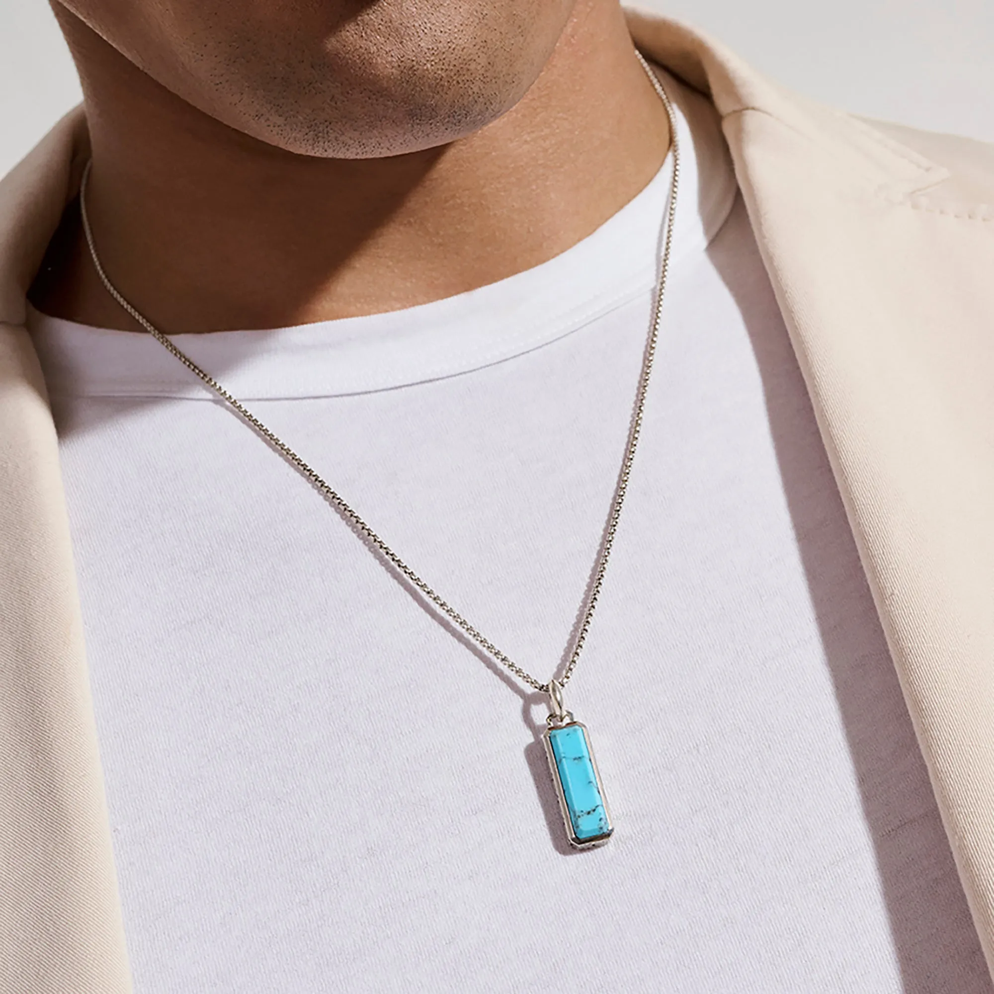 Turquoise Talisman Necklace, Sterling Silver|NMS988001TQ sold by John Hardy product image thumbnail 4