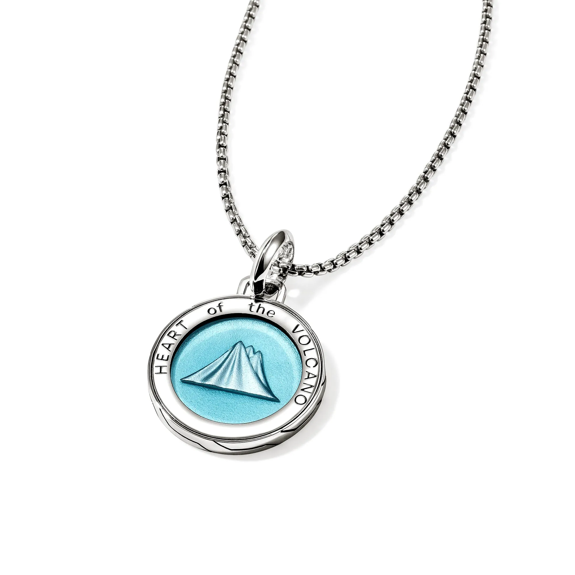 Volcano Talisman Necklace, Sterling Silver, Enamel|NM98831BU sold by John Hardy product image thumbnail 2