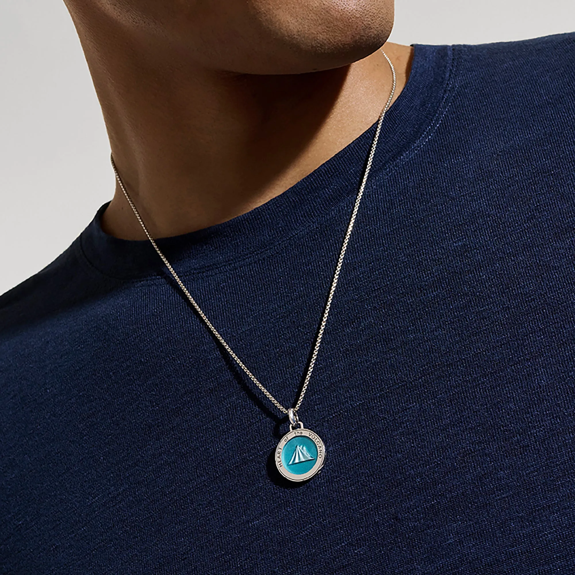 Volcano Talisman Necklace, Sterling Silver, Enamel|NM98831BU sold by John Hardy product image thumbnail 4