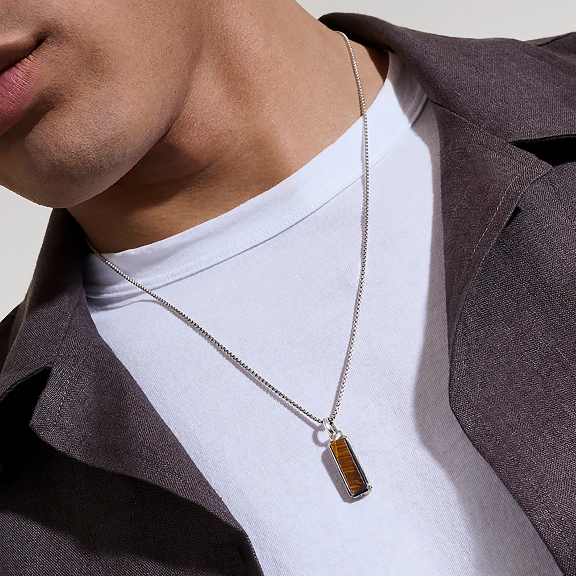 Tiger Eye Talisman Necklace, Sterling Silver|NMS988001TE sold by John Hardy product image thumbnail 4