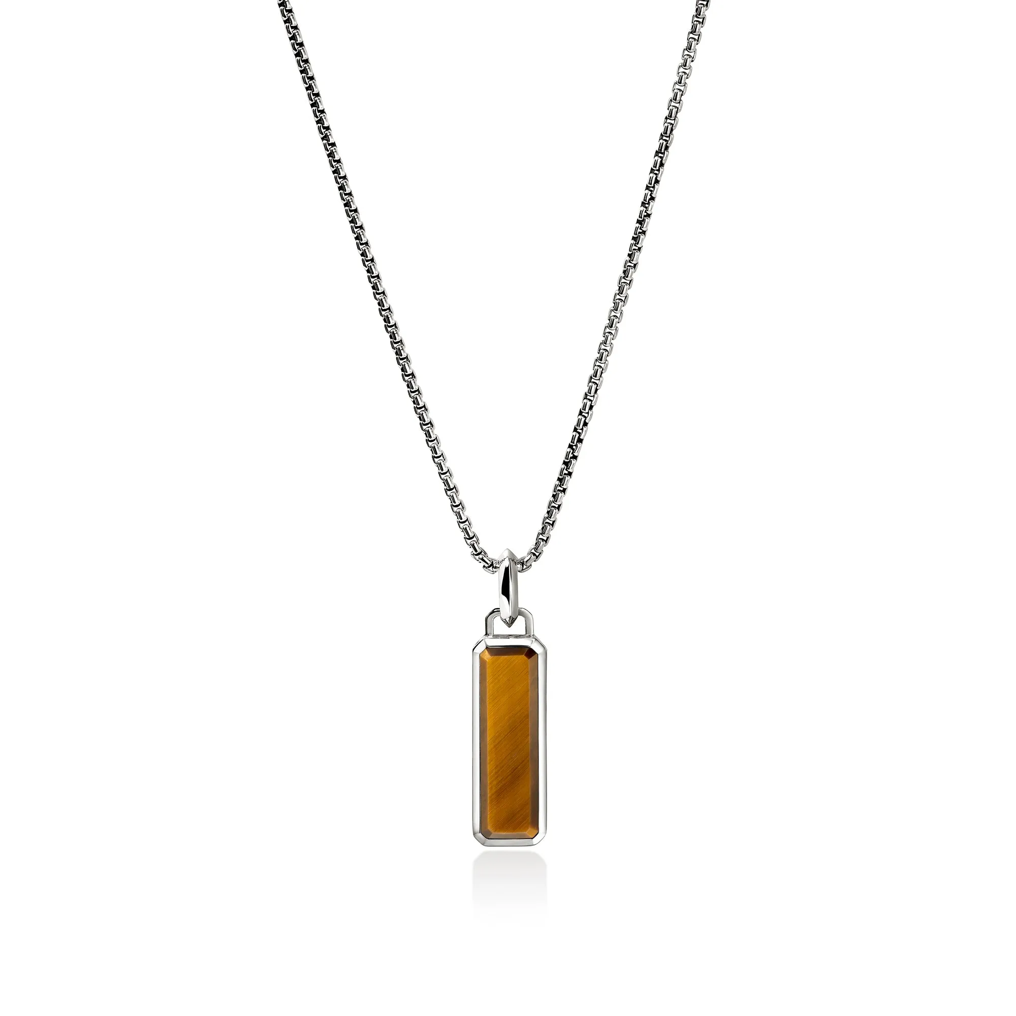 Tiger Eye Talisman Necklace, Sterling Silver|NMS988001TE sold by John Hardy