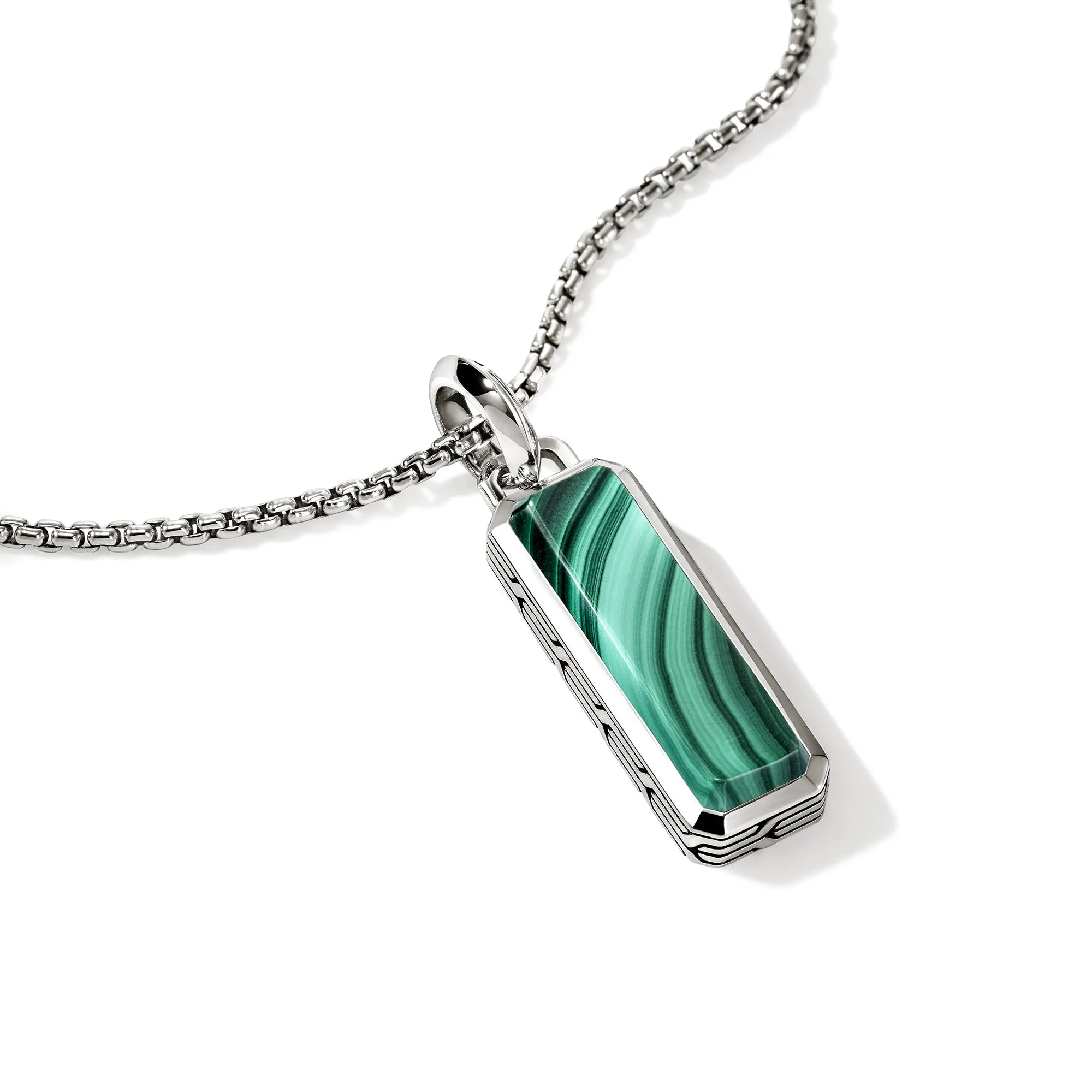 Malachite Talisman Necklace, Sterling Silver|NMS988001MH sold by John Hardy product image thumbnail 2