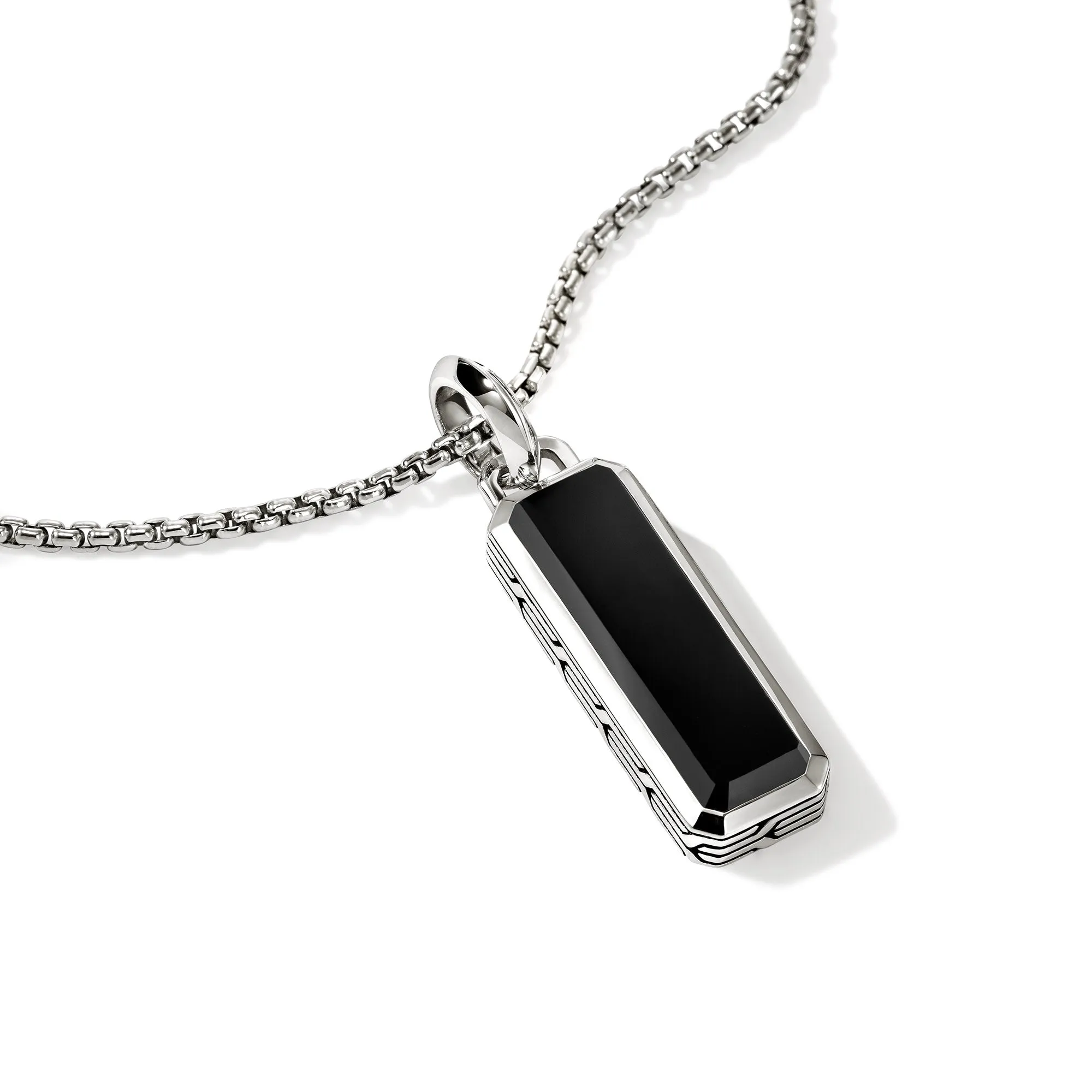 Black Onyx Talisman Necklace, Sterling Silver|NMS988001BON sold by John Hardy product image thumbnail 2