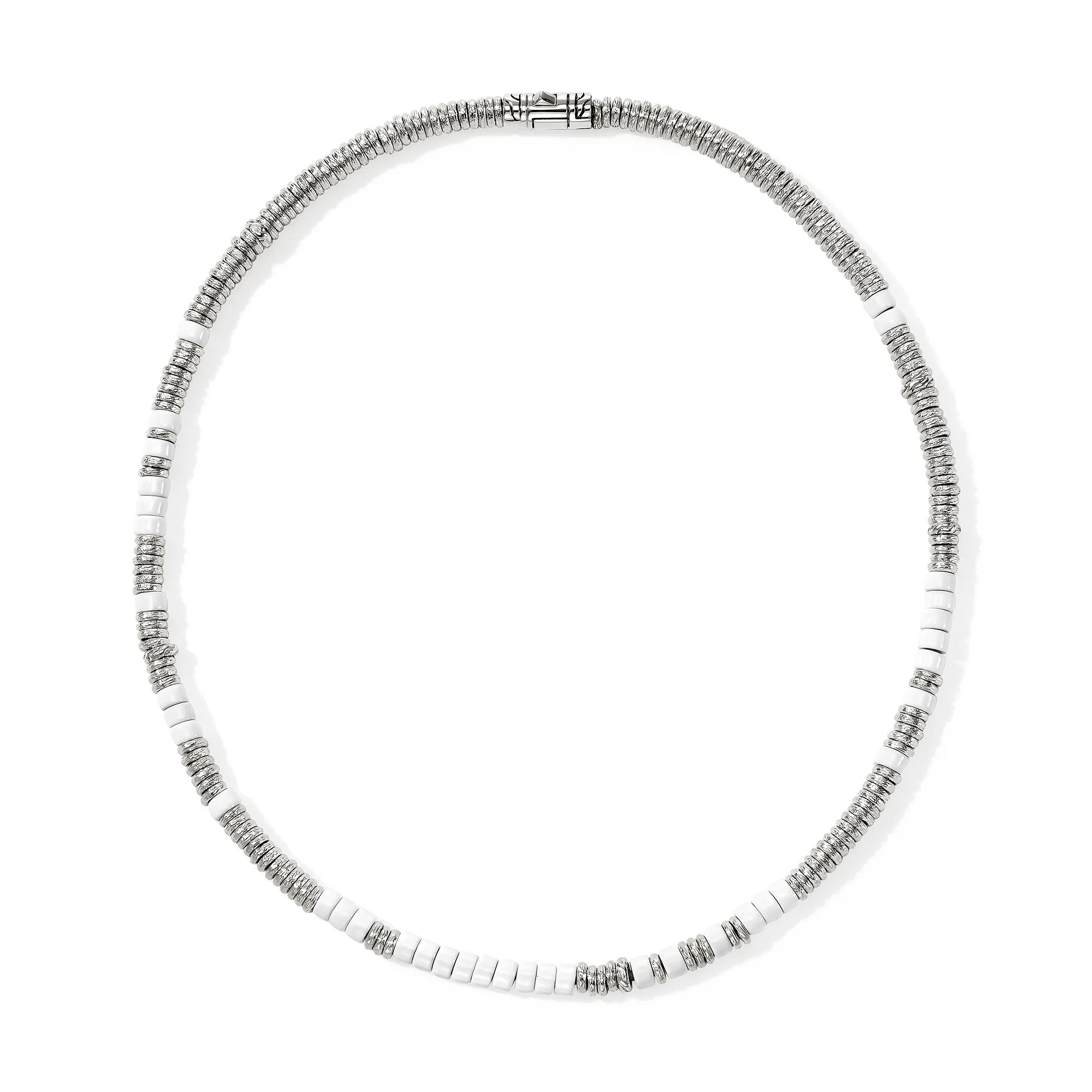 Heishi Necklace, Sterling Silver, Enamel|NM98907WH sold by John Hardy product image thumbnail 3