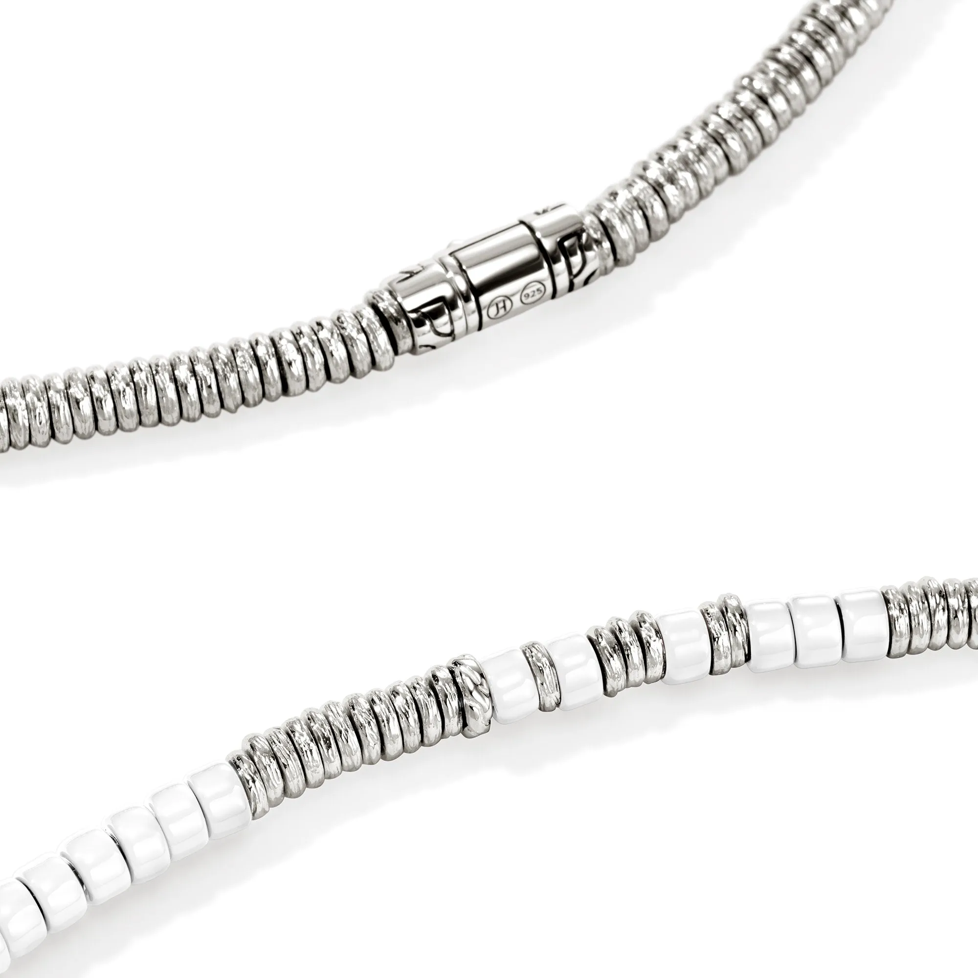 Heishi Necklace, Sterling Silver, Enamel|NM98907WH sold by John Hardy product image thumbnail 2