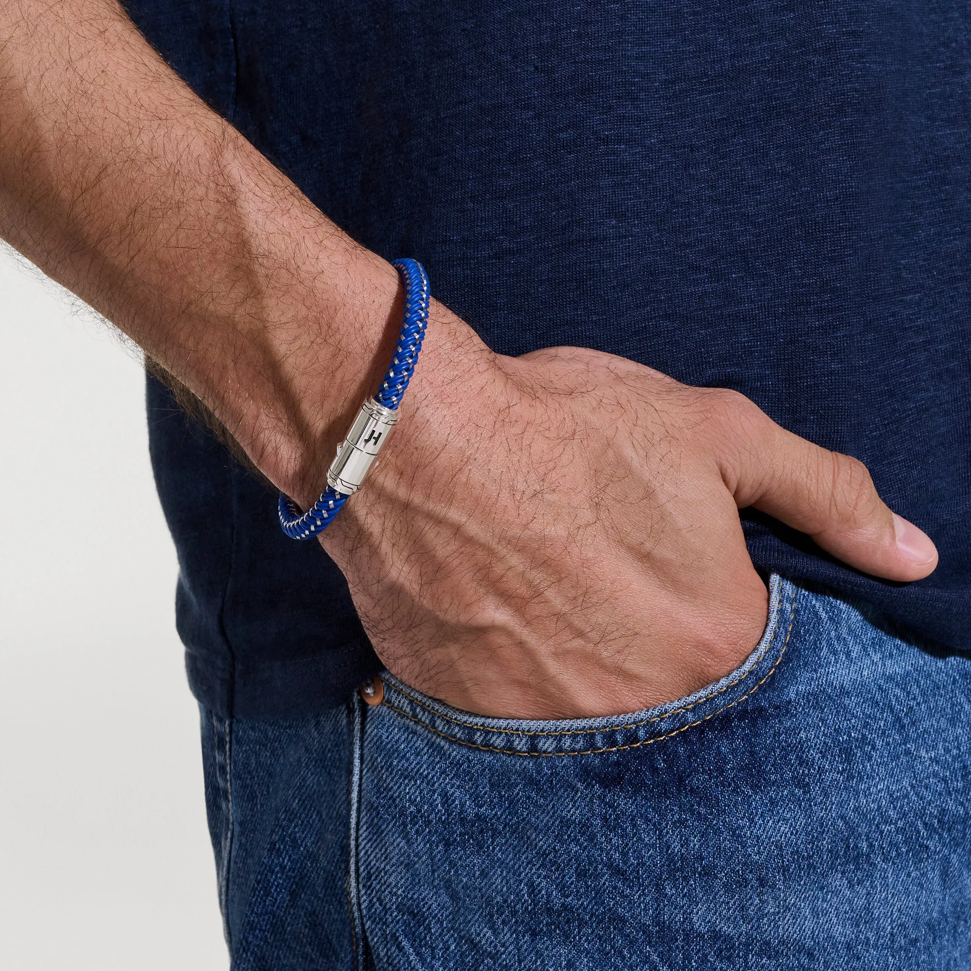 Cord Bracelet, Sterling Silver, Rubber|BU98688BUST sold by John Hardy product image thumbnail 5