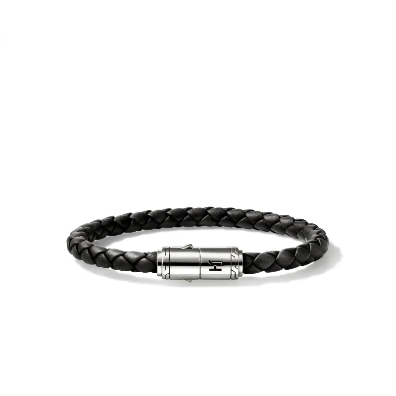 Leather Bracelet, Sterling Silver, 6MM|BU98688BL sold by John Hardy