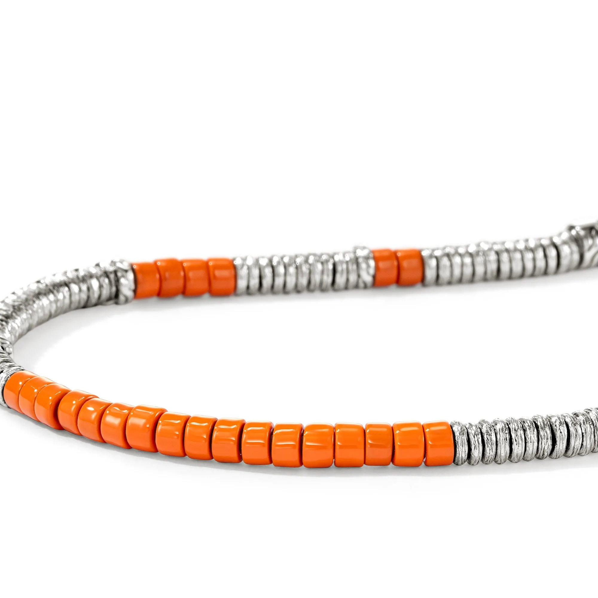 Heishi Bracelet, Sterling Silver, Enamel|BU900698OR sold by John Hardy product image thumbnail 2